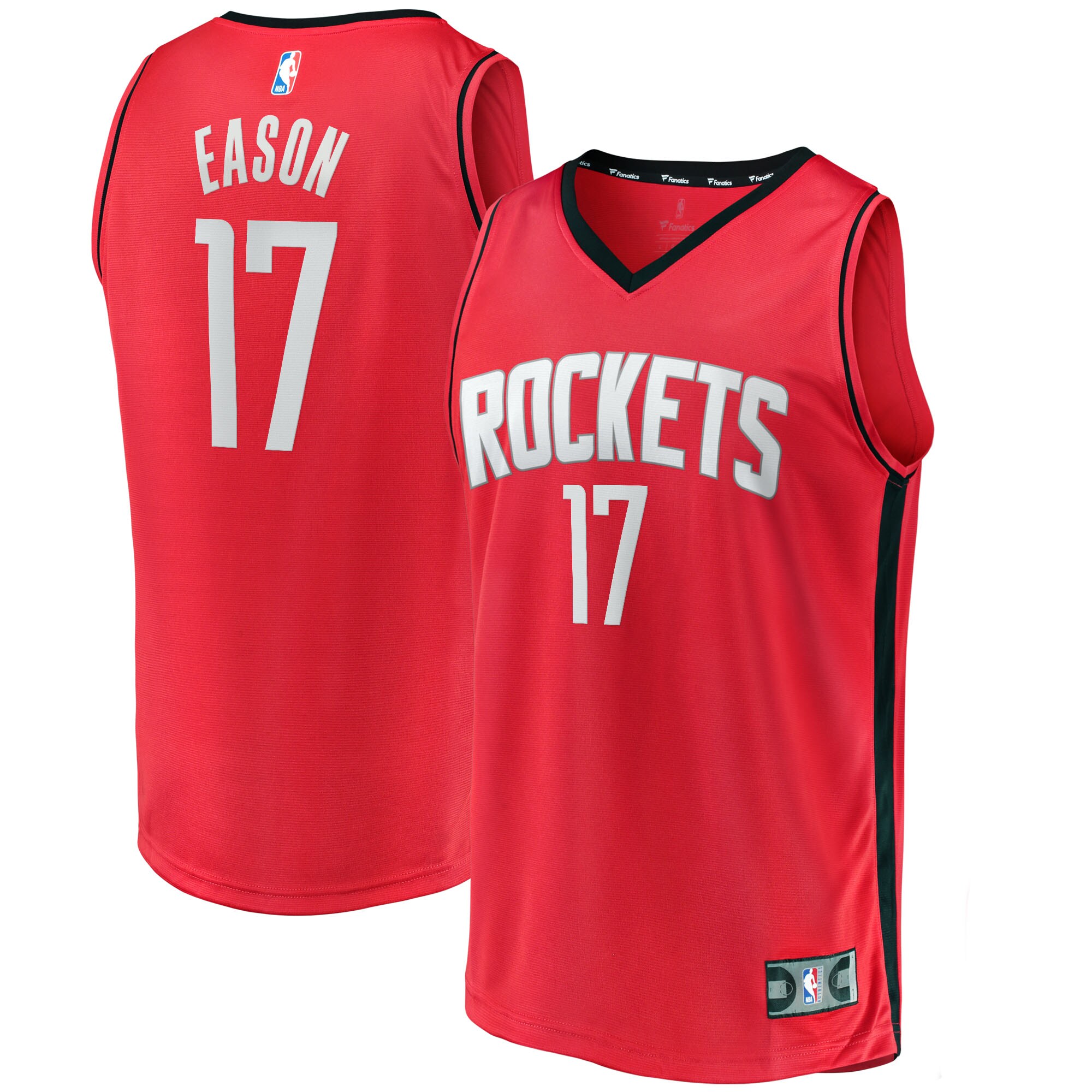 Tari Eason Houston Rockets Fanatics Fast Break Player Jersey - Icon Edition - Red