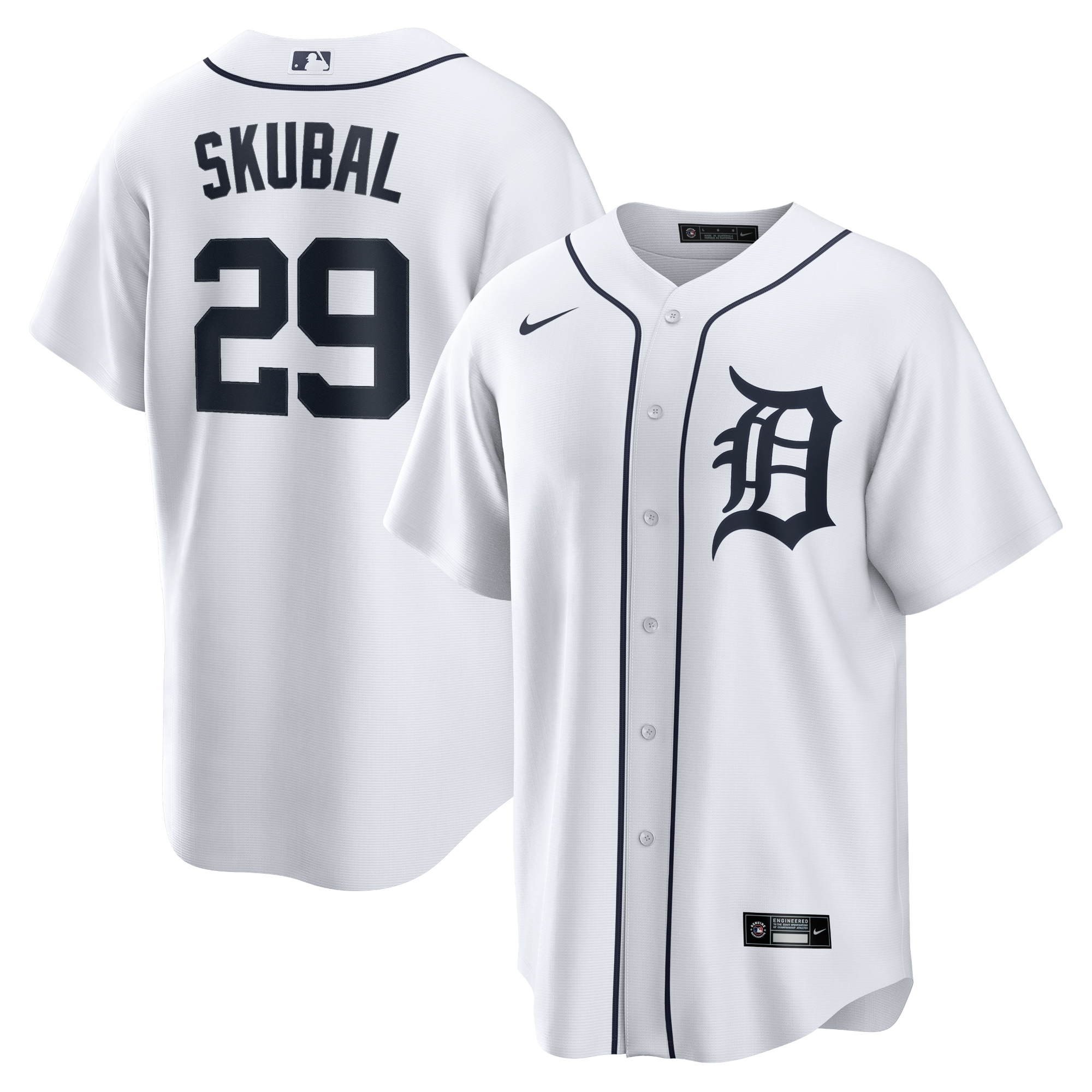 Tarik Skubal Detroit Tigers Home Jersey - White