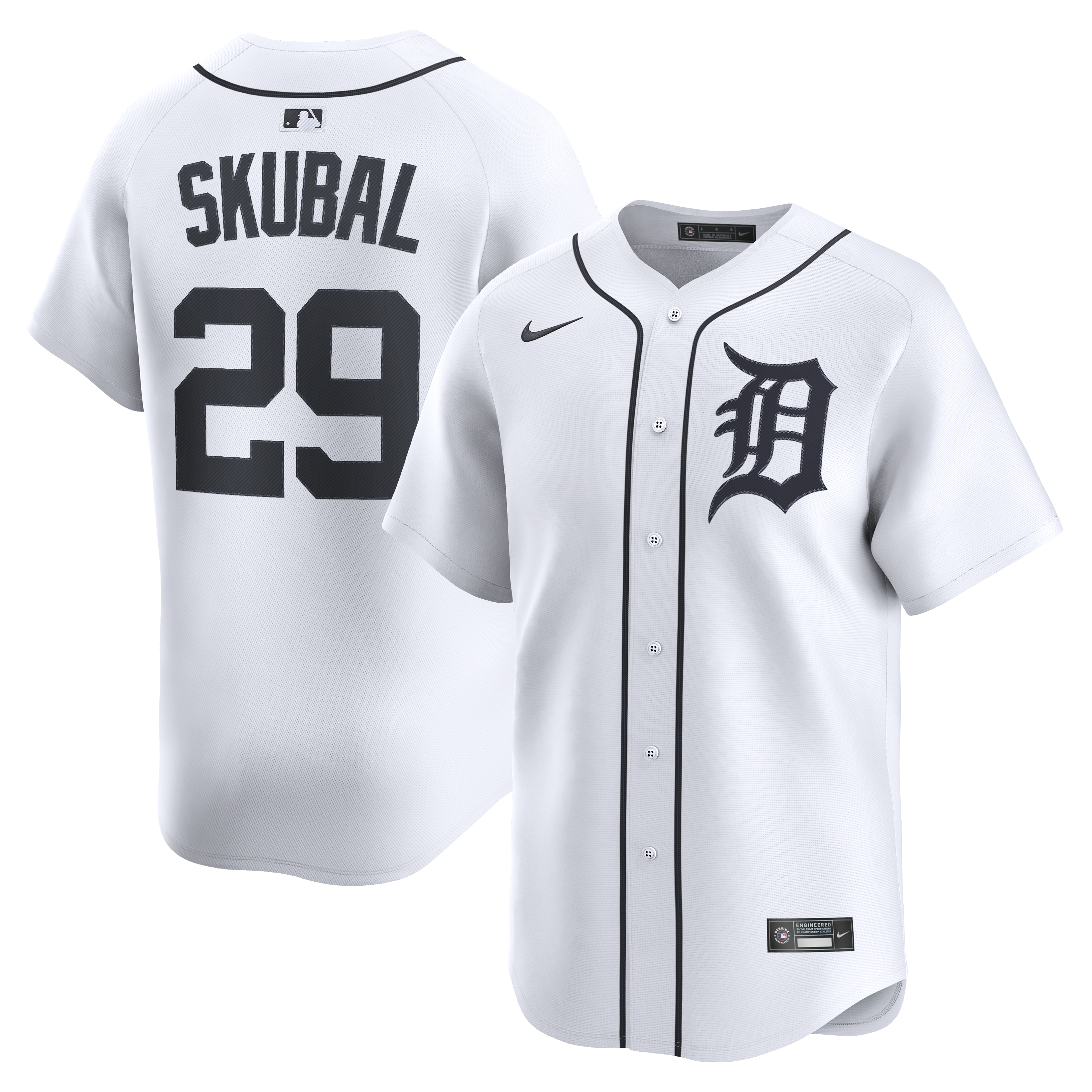 Tarik Skubal Detroit Tigers Home Limited Player Jersey - White