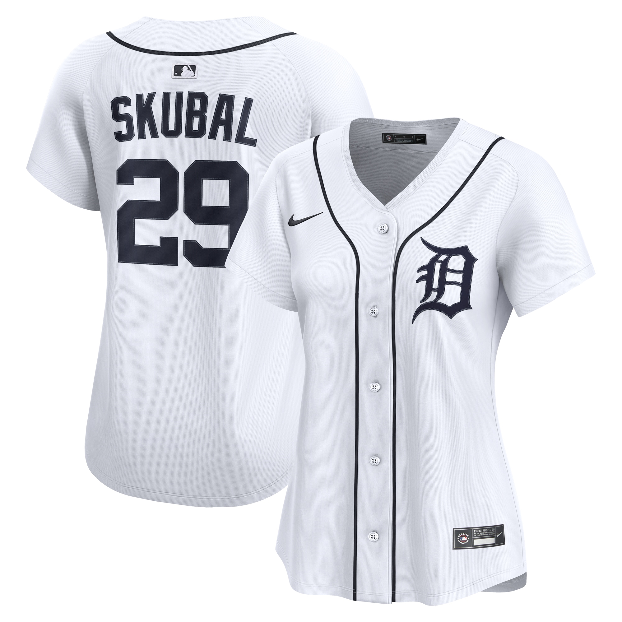 Tarik Skubal Detroit Tigers Women's Home Limited Player Jersey - White
