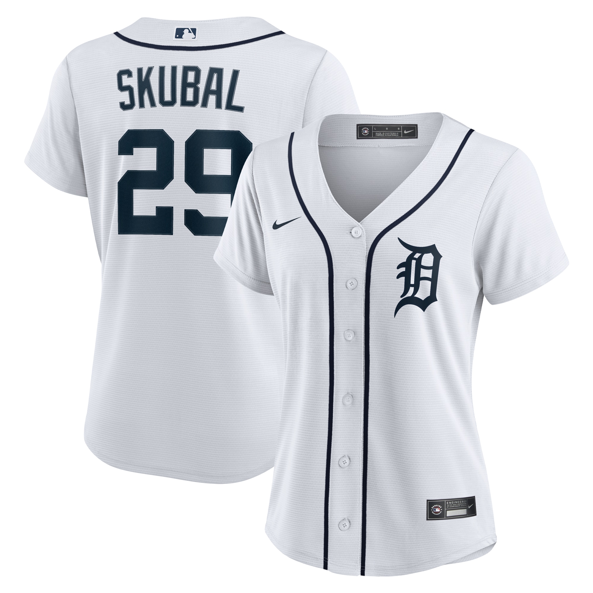 Tarik Skubal Detroit Tigers Women's Home Player Jersey - White