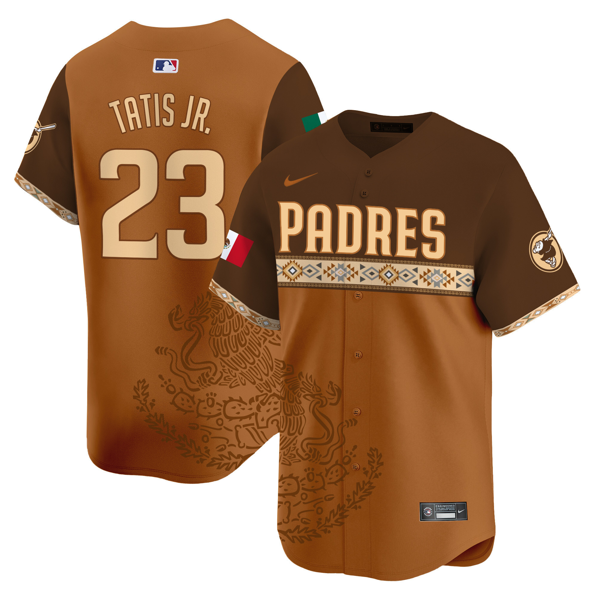 Tatis Jr. Padres Brown Jersey - Nike - Mexico Series Edition