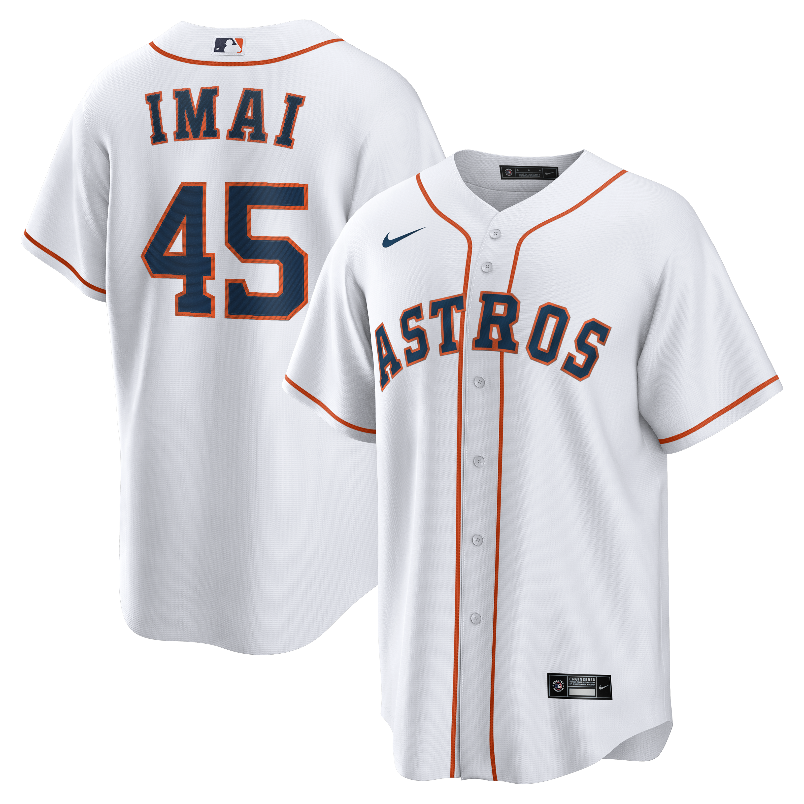 Tatsuya Imai Houston Astros Home Jersey - White