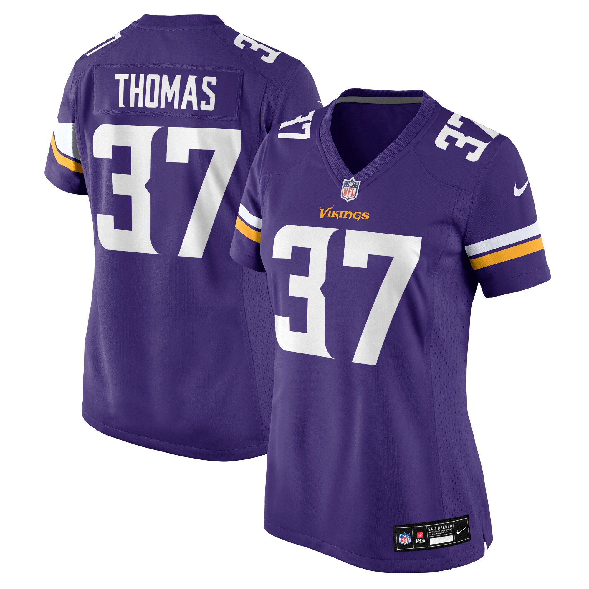 Tavierre Thomas Minnesota Vikings Women's Team Game Jersey - Purple