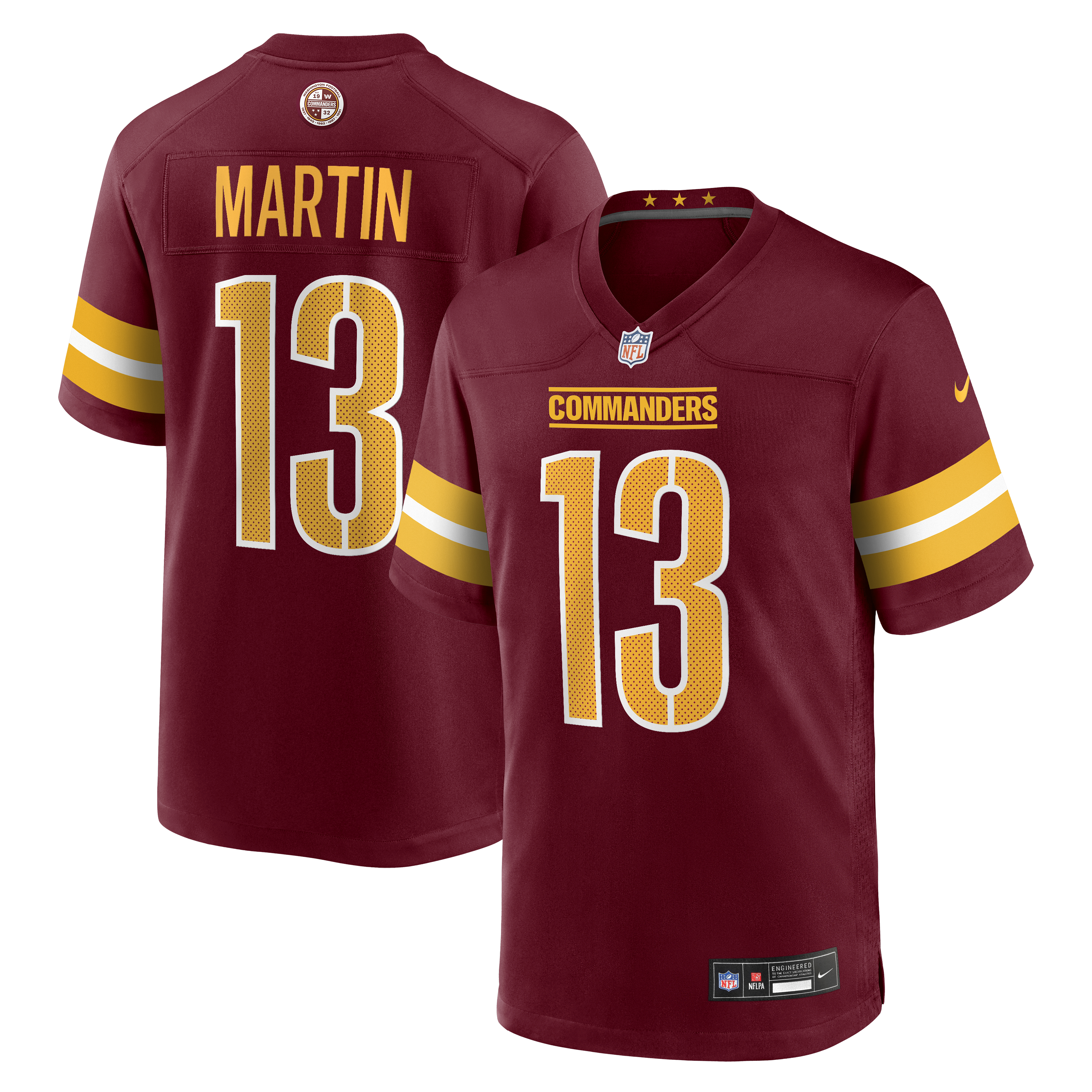 Tay Martin Washington Commanders Team Game Jersey - Burgundy