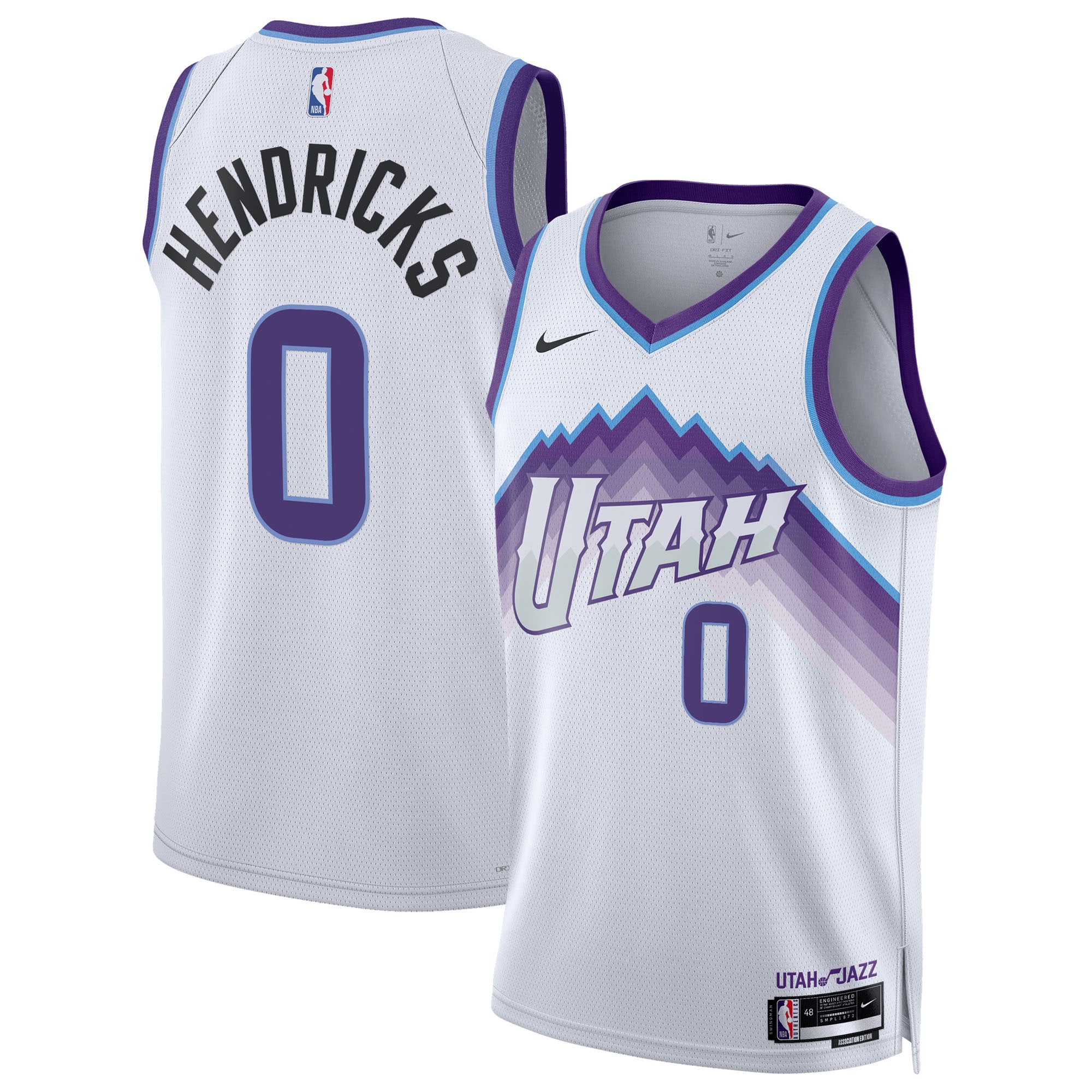 Taylor Hendricks Utah Jazz Unisex Swingman Jersey - Association Edition - White