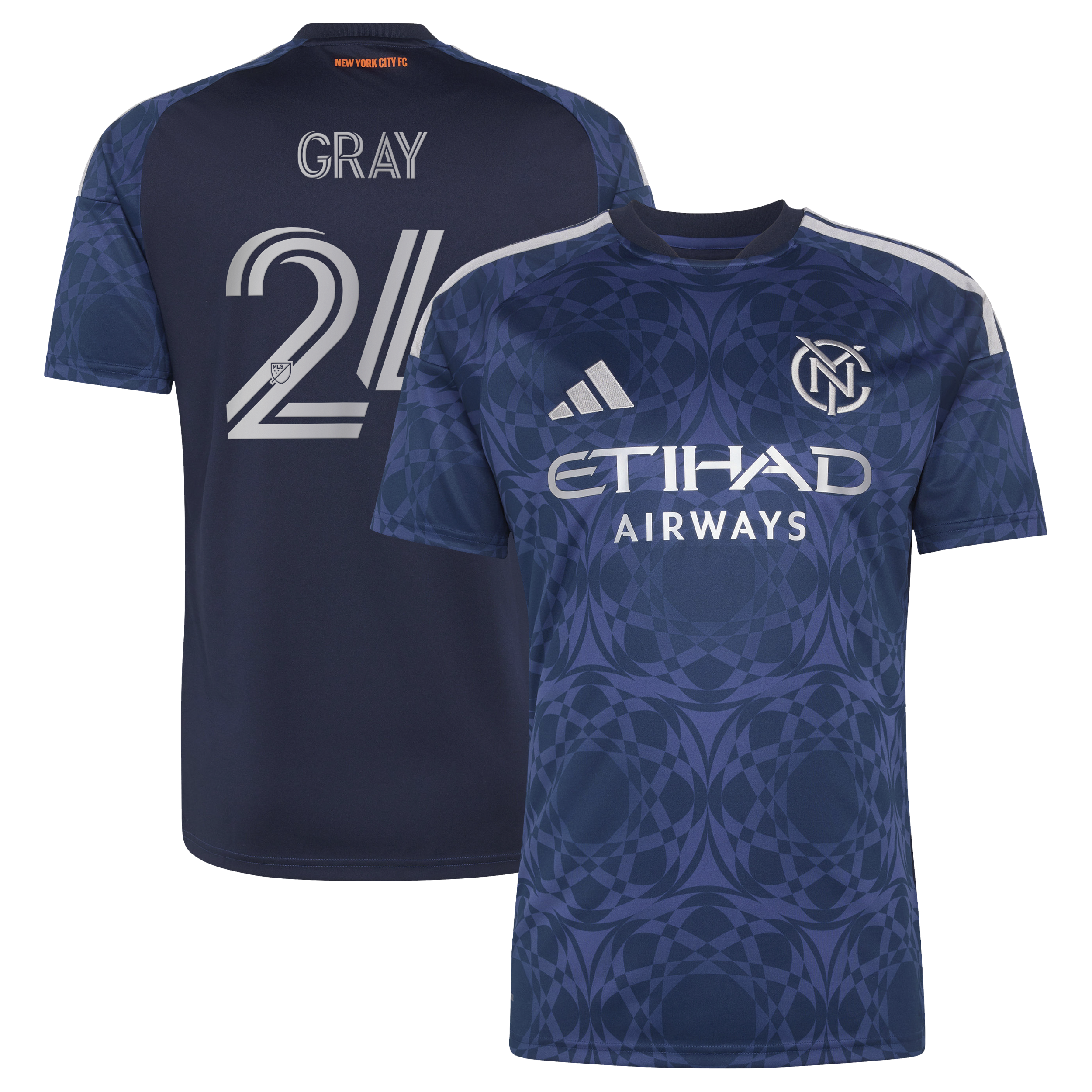 Tayvon Gray New York City FC 2026 The All Nations Kit Jersey - Blue