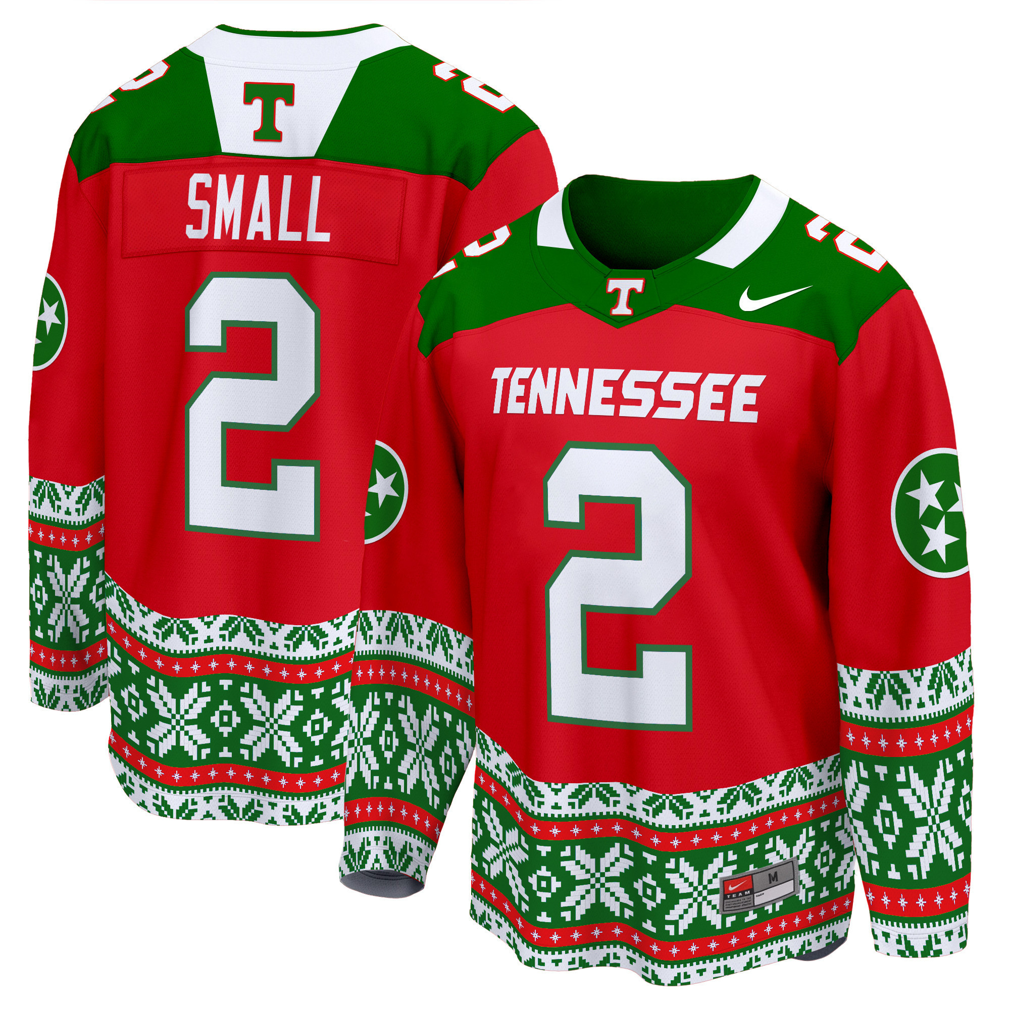 Alternative view of Tennessee Christmas Football Jersey - Nike Tennessee Iamaleava #8