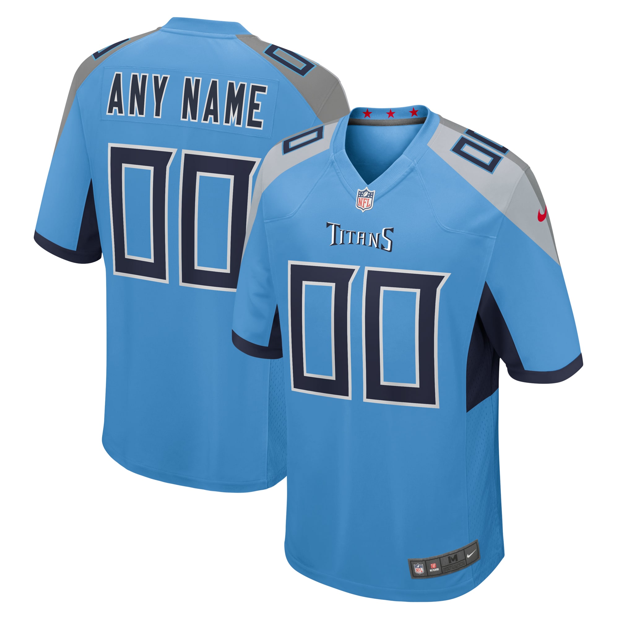 Tennessee Titans Alternate Custom Game Jersey