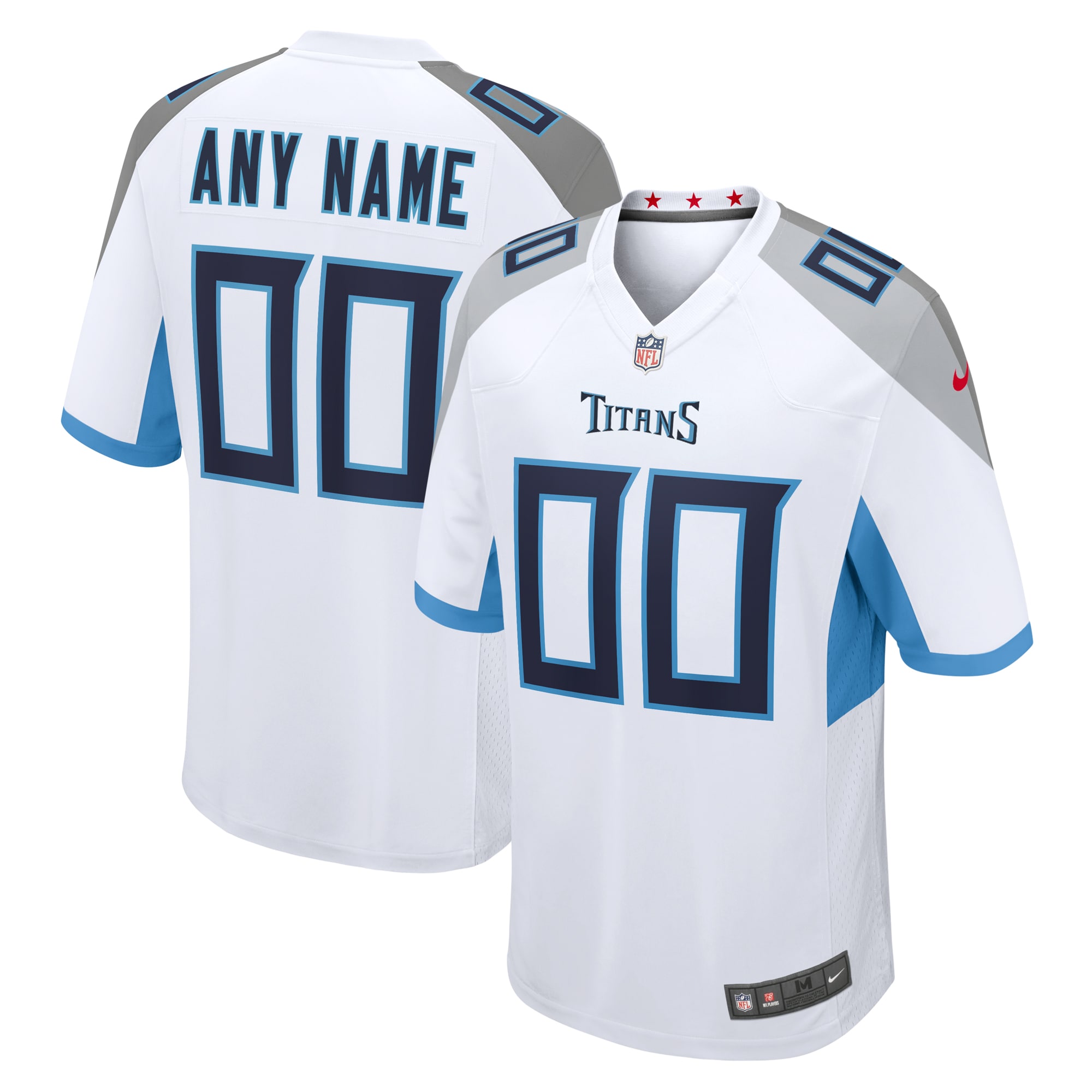 Tennessee Titans Custom Game Jersey