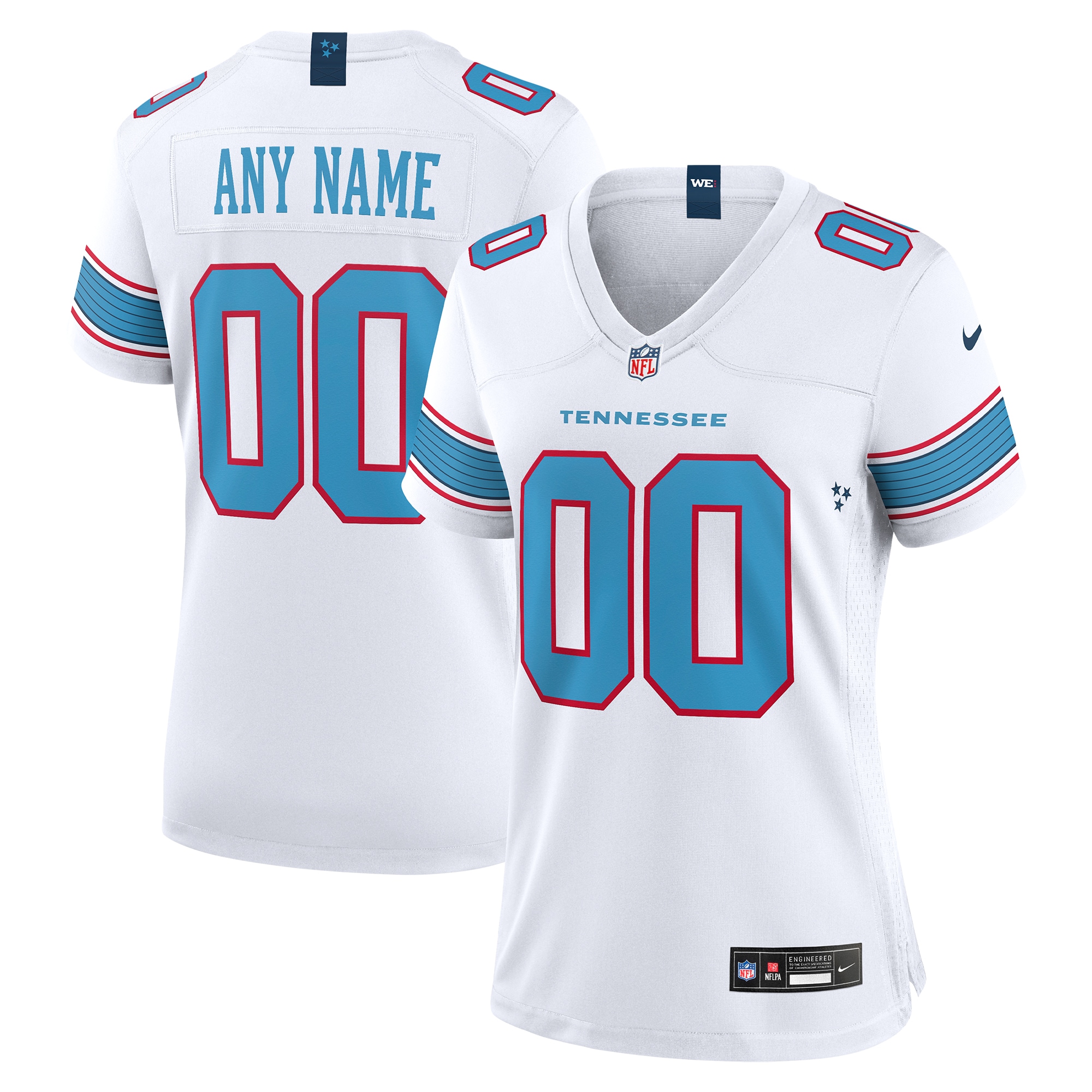 Tennessee Titans Women's Game Custom Jersey