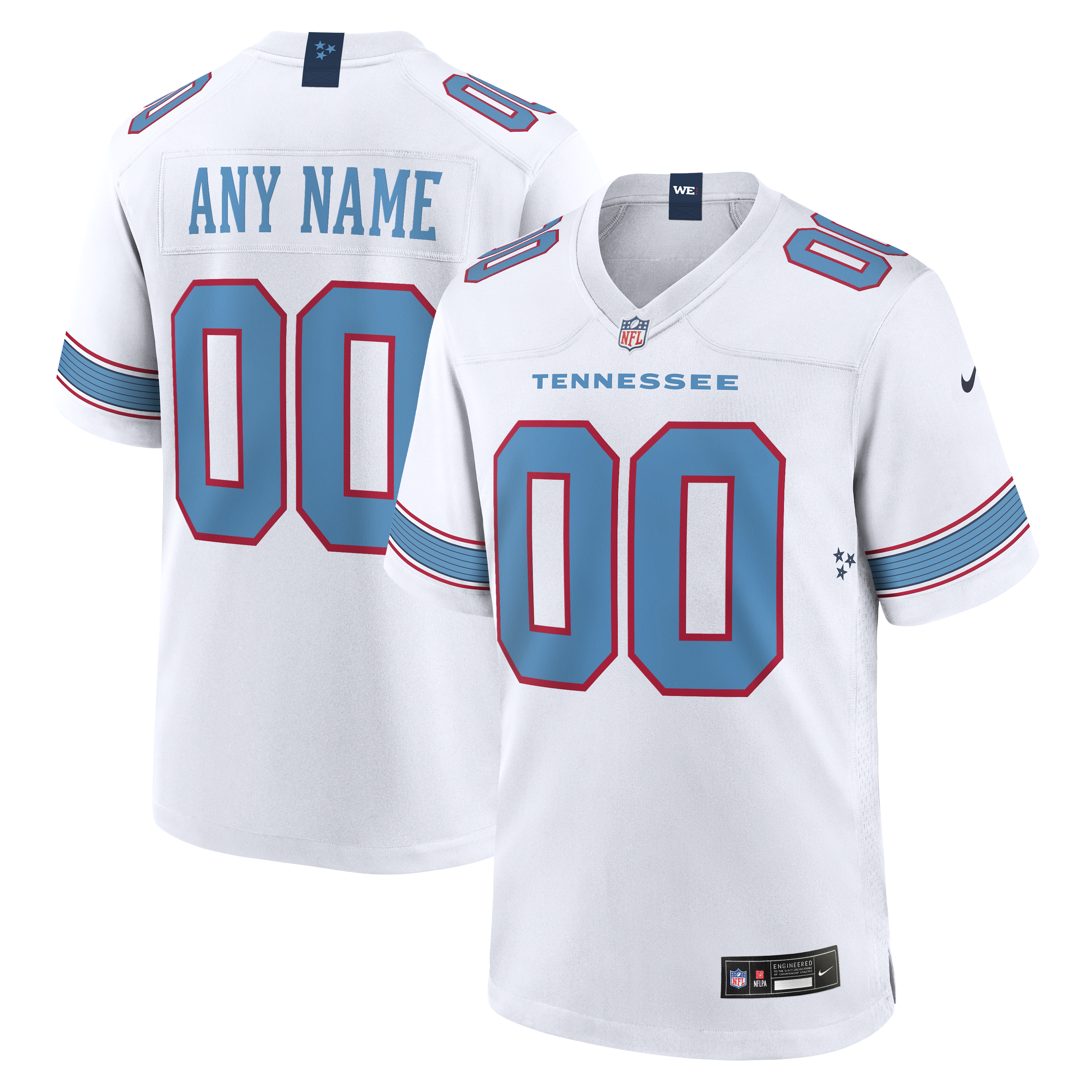 Tennessee Titans Youth Game Custom Jersey