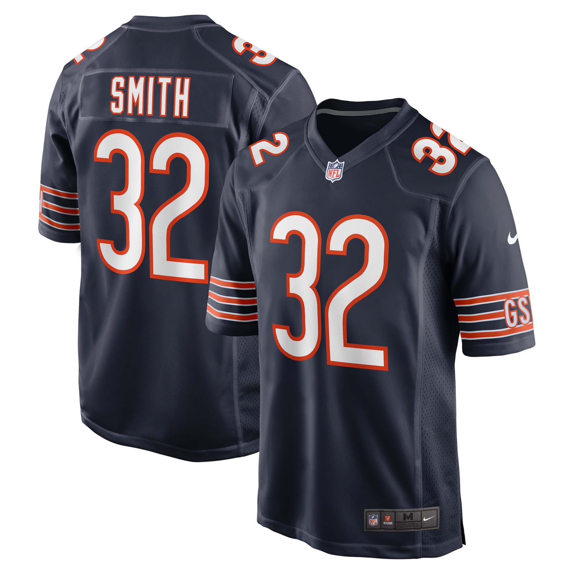 Terell Smith Chicago Bears Game Jersey - Navy