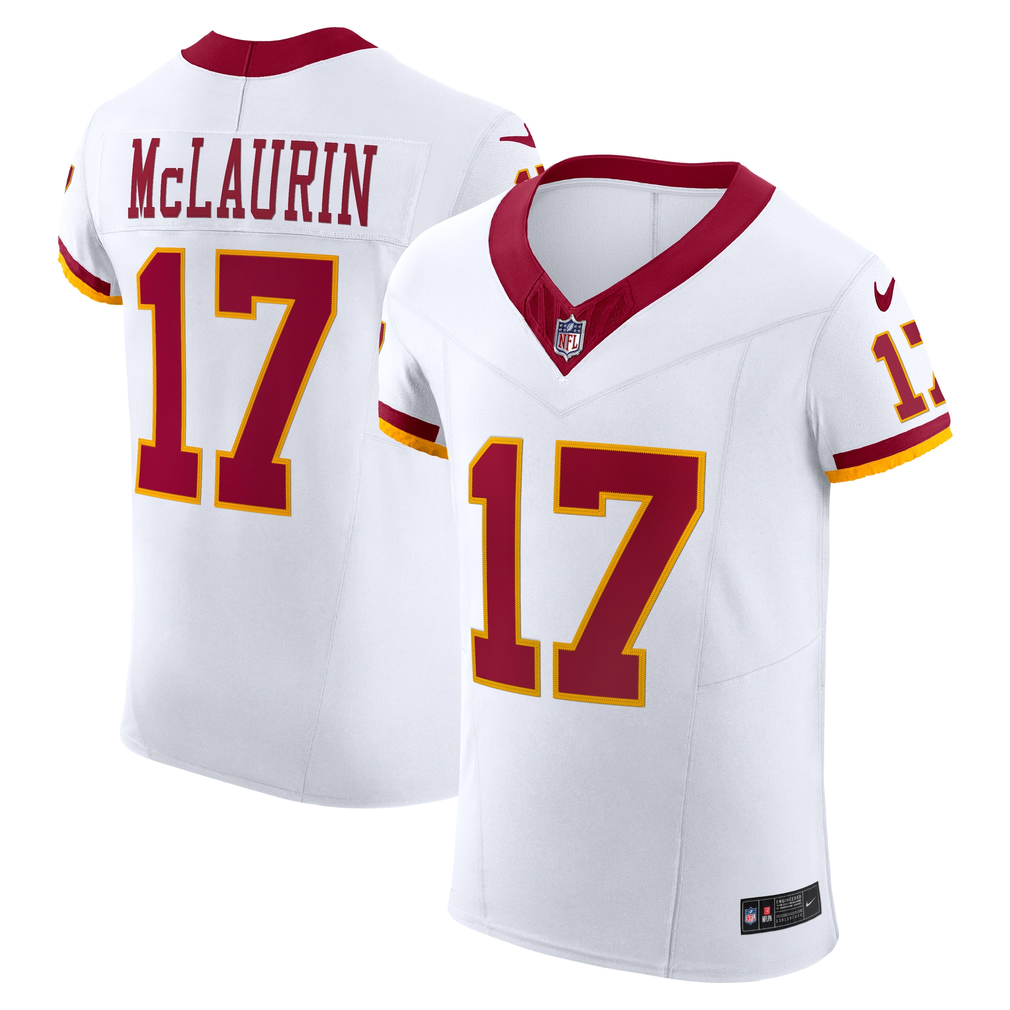 Terry McLaurin Washington Commanders Alternate 2 Super Bowl Era Vapor F.U.S.E. Elite Jersey - White