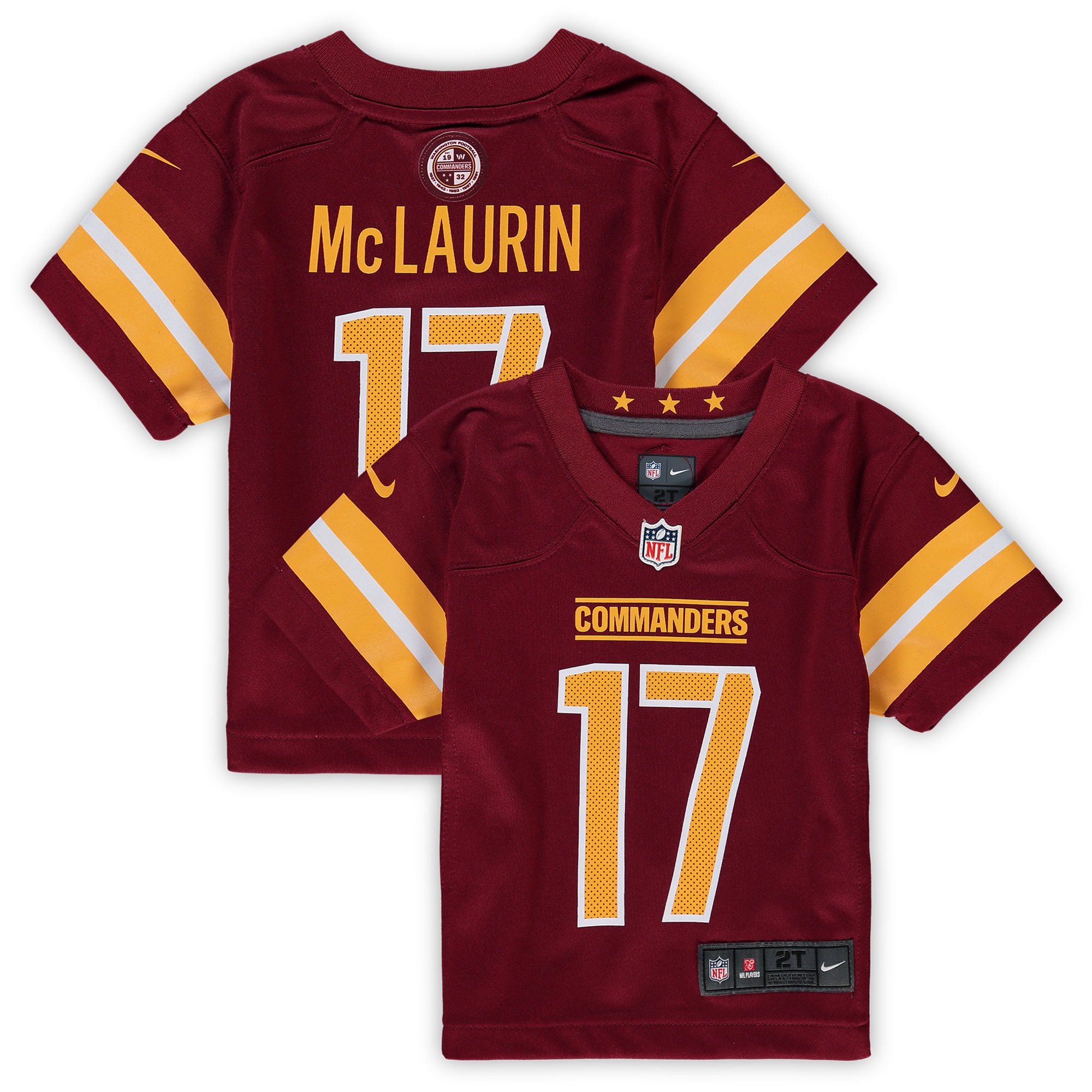 Terry McLaurin Washington Commanders Toddler Game Jersey - Burgundy