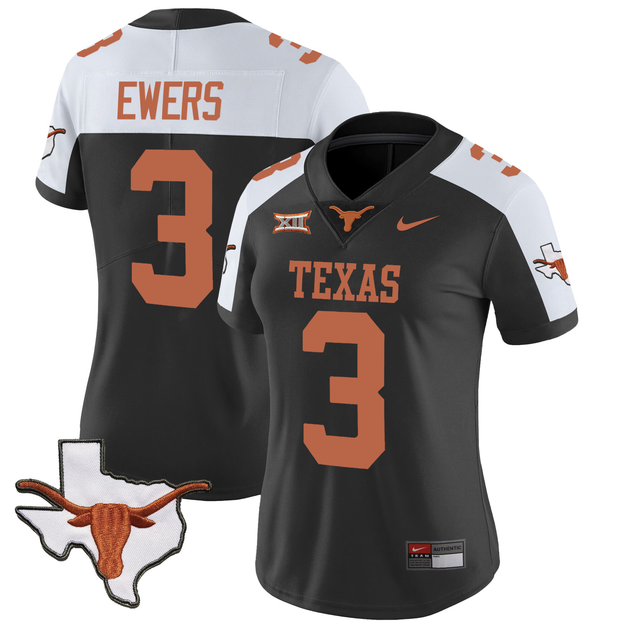 Alternative view of Texas Longhorns Manning Jersey - Nike Texas Longhorns Manning #16