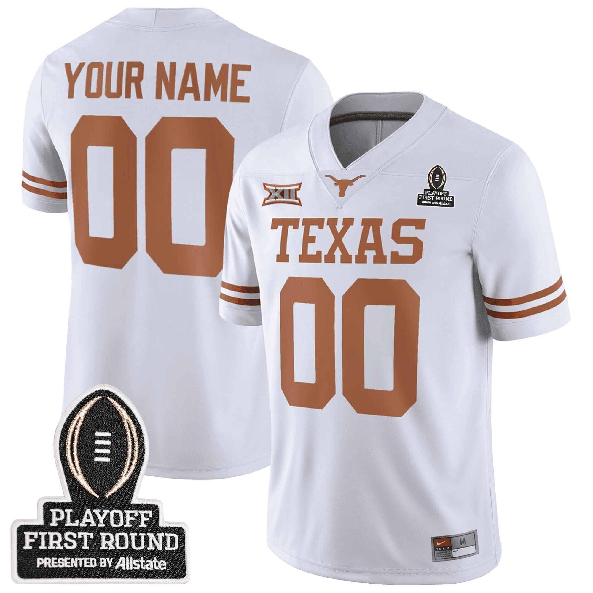 Alternative view of Texas Longhorns Orange Jersey - Nike - NCAA Playoff Edition
