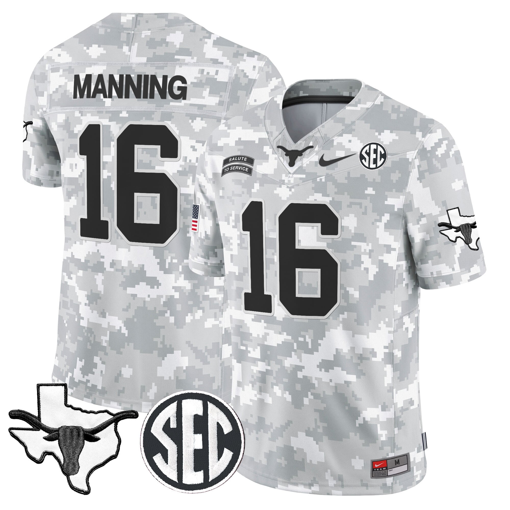 Texas Manning Camo Jersey - Nike Texas Manning #16 Camo Jersey