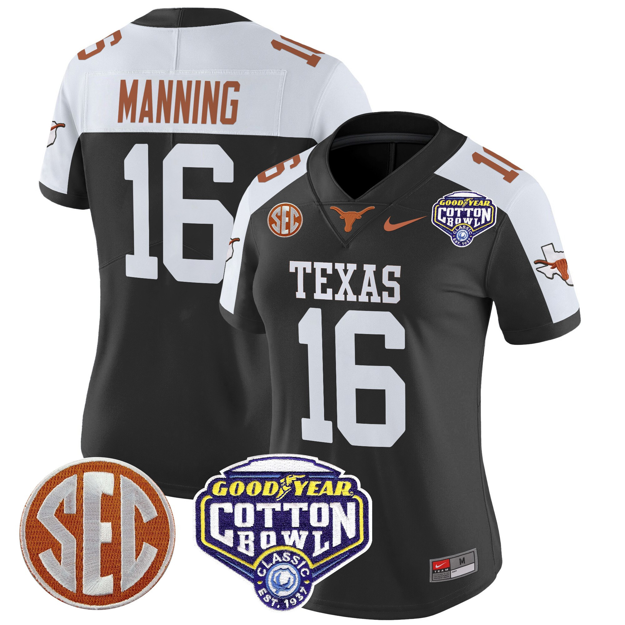 Texas Manning Cotton Bowl Jersey - Nike Texas Manning #16 Cotton Bowl
