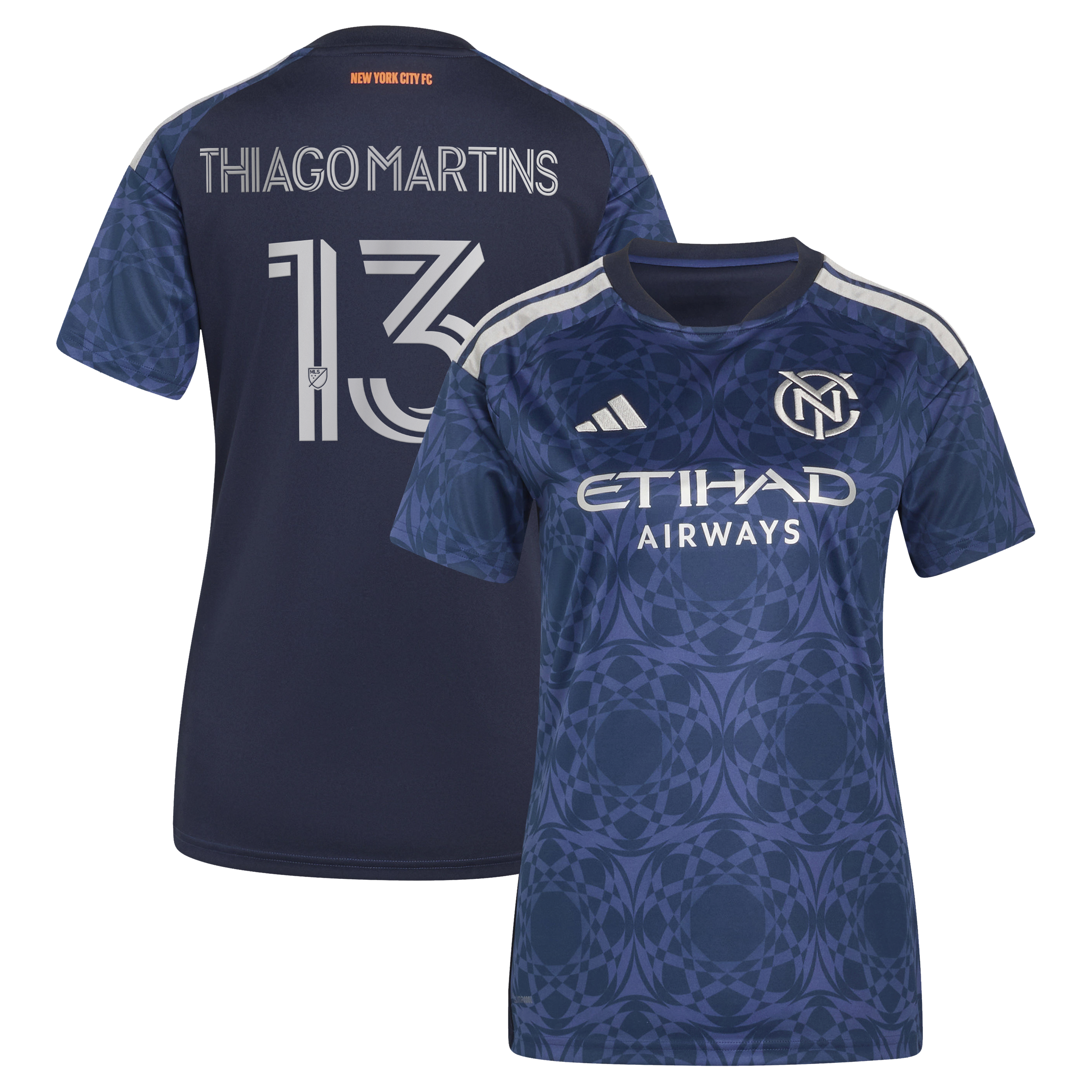 Thiago Martins New York City FC Women's 2026 The All Nations Kit Jersey - Blue