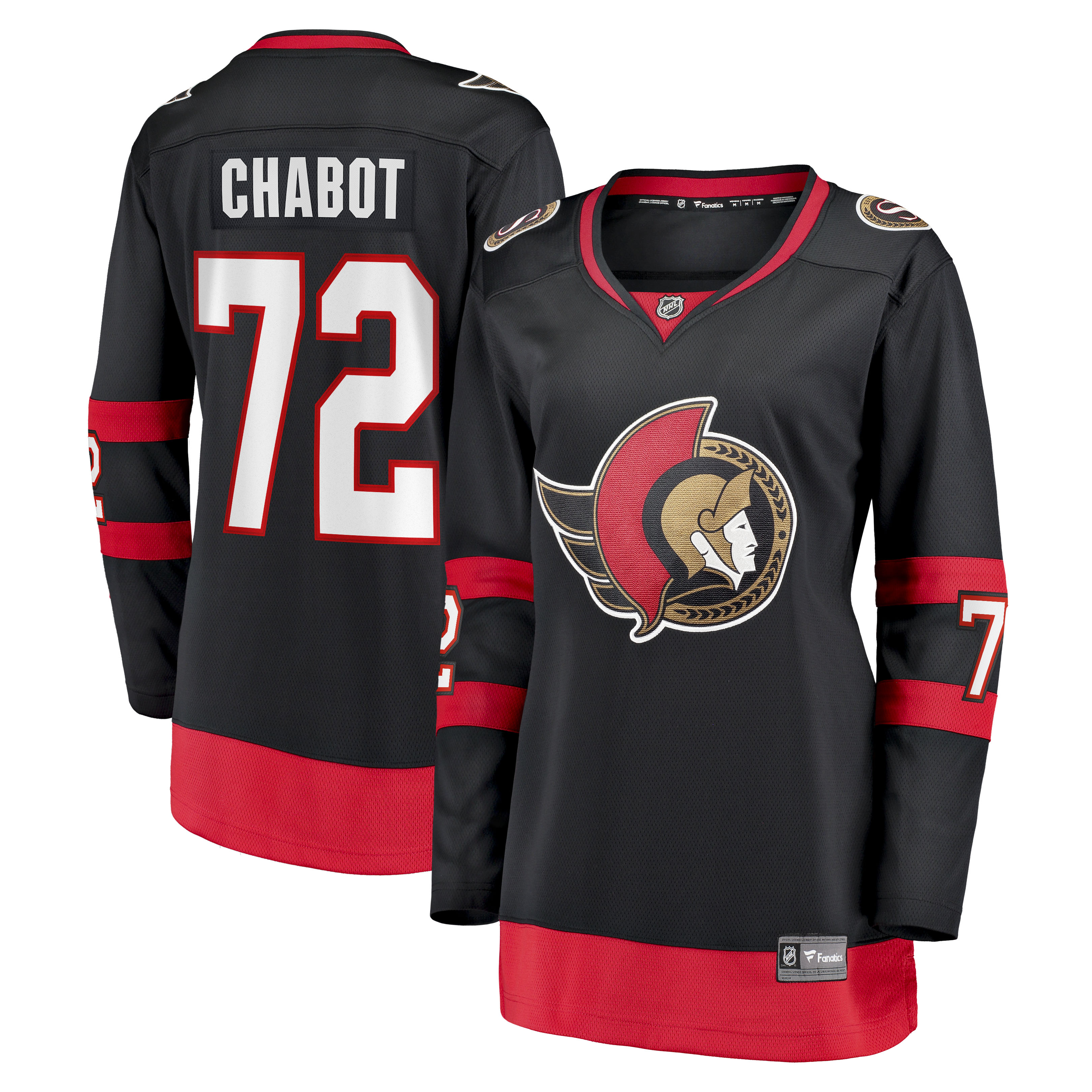 Thomas Chabot Ottawa Senators Fanatics Women's Home Breakaway Jersey - Black