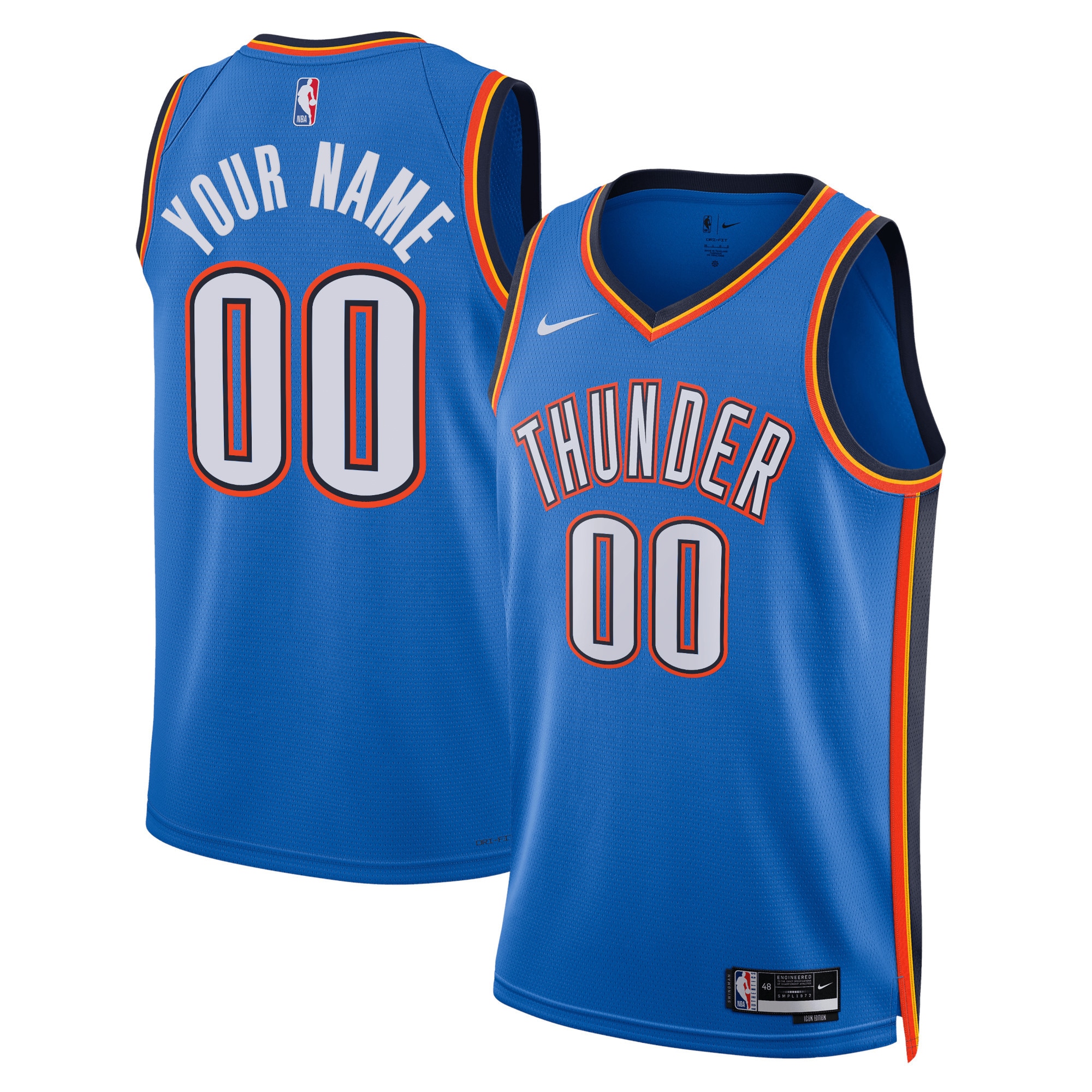 Thunder Blue Jersey Icon Edition - Nike Thunder Blue Jersey - Icon