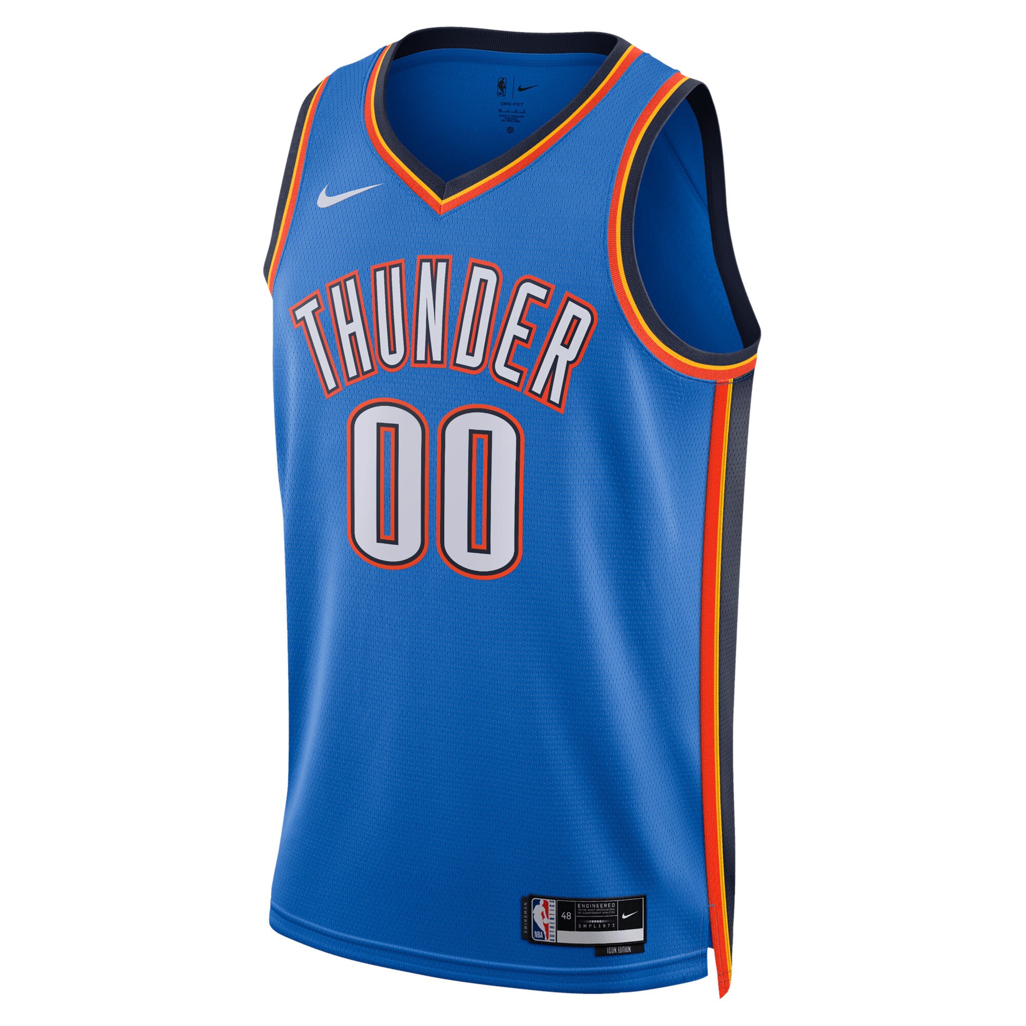 Alternative view of Thunder Blue Jersey Icon Edition - Nike Thunder Blue Jersey - Icon