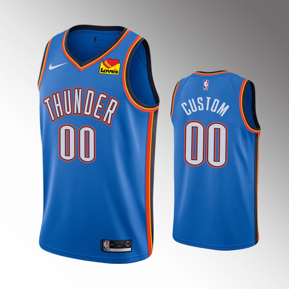 Thunder City Edition Jersey - Nike - Custom Sky Blue