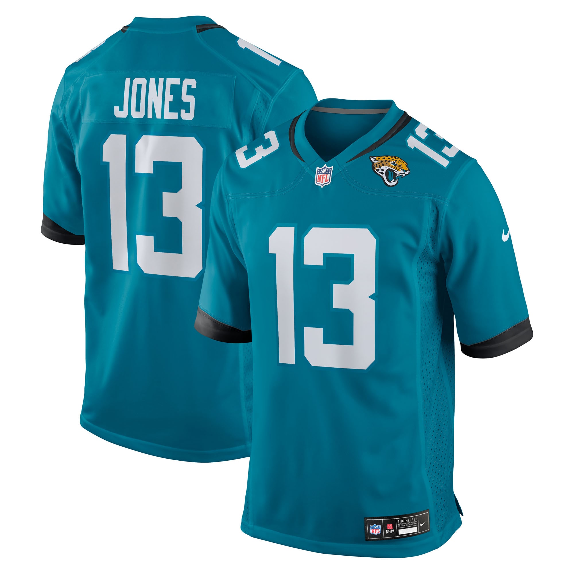Tim Jones Jacksonville Jaguars Team Game Jersey - Teal