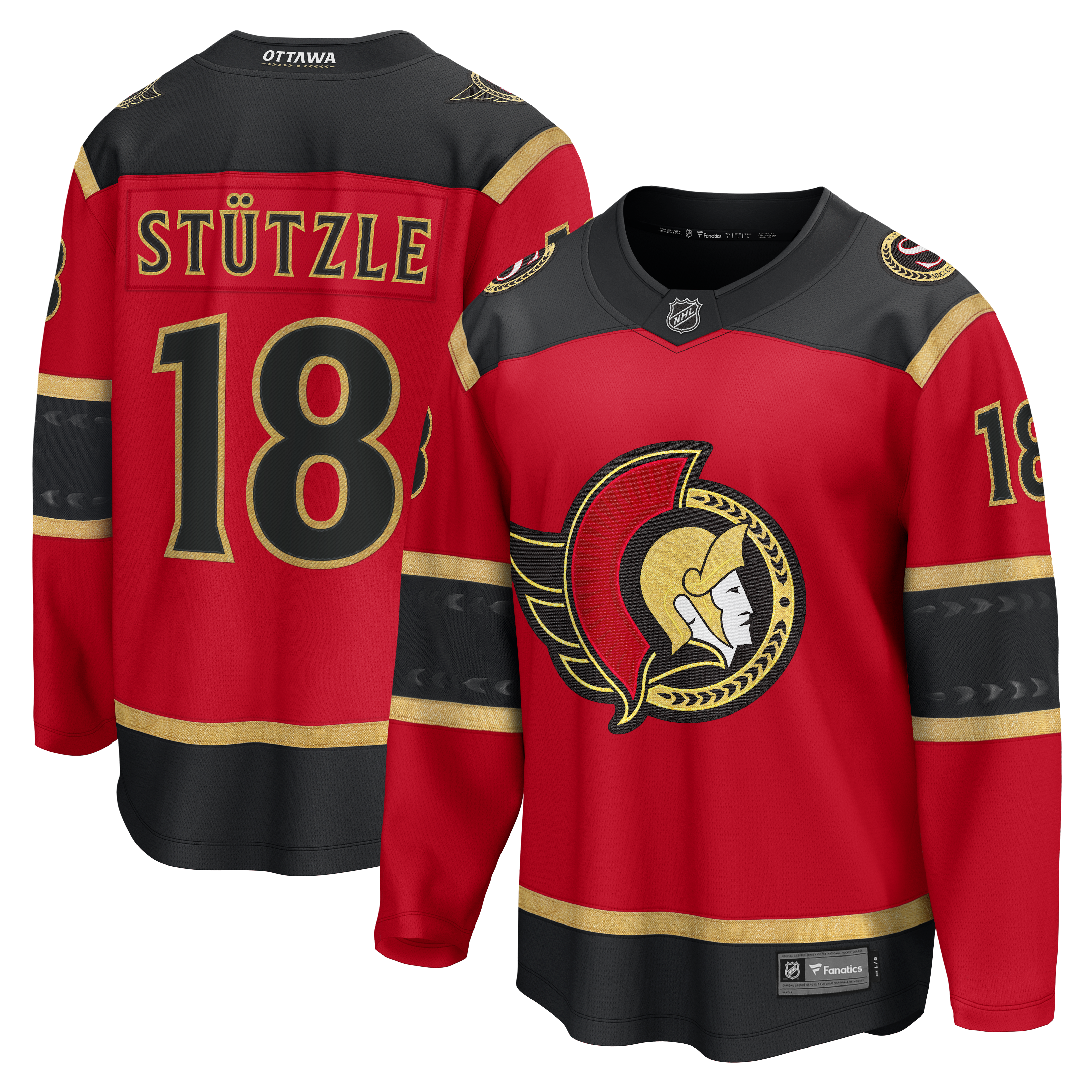 Tim Stutzle Ottawa Senators Fanatics Alternate Breakaway Jersey - Red