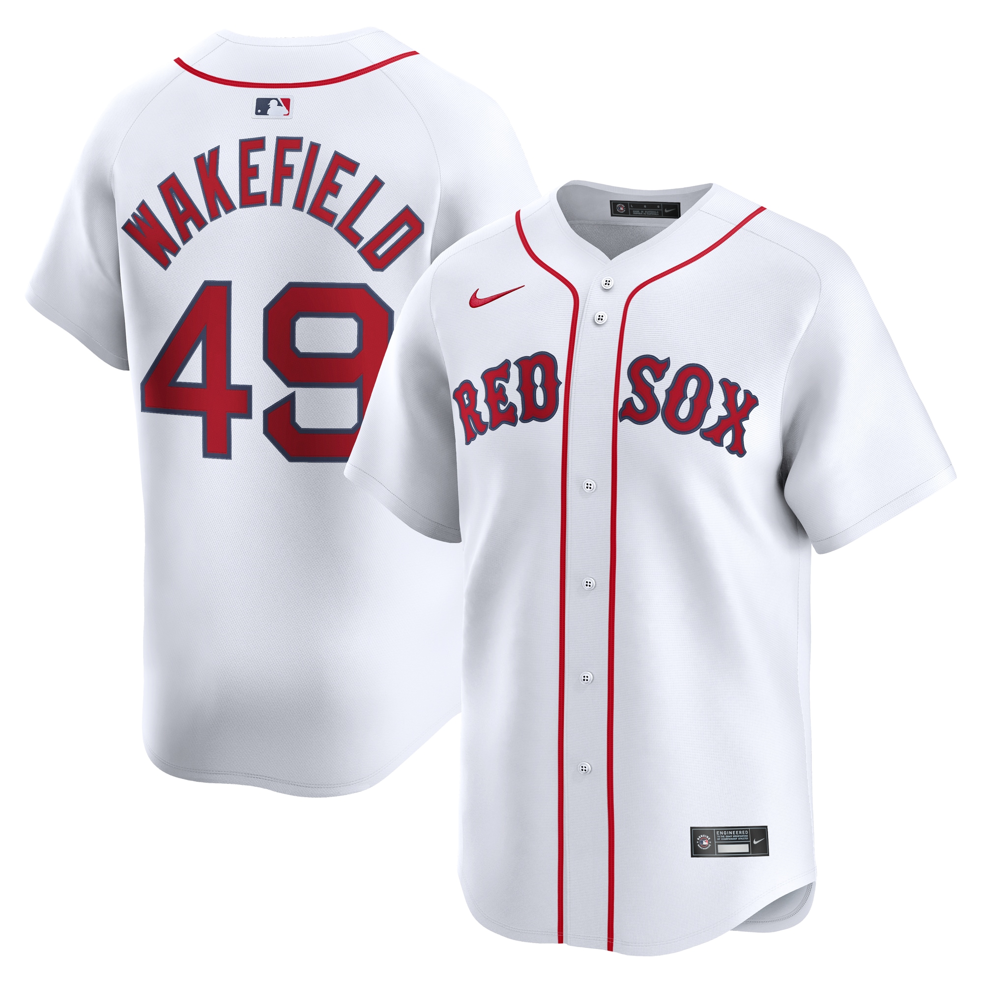 Tim Wakefield Boston Red Sox Home Limited Player Jersey - White