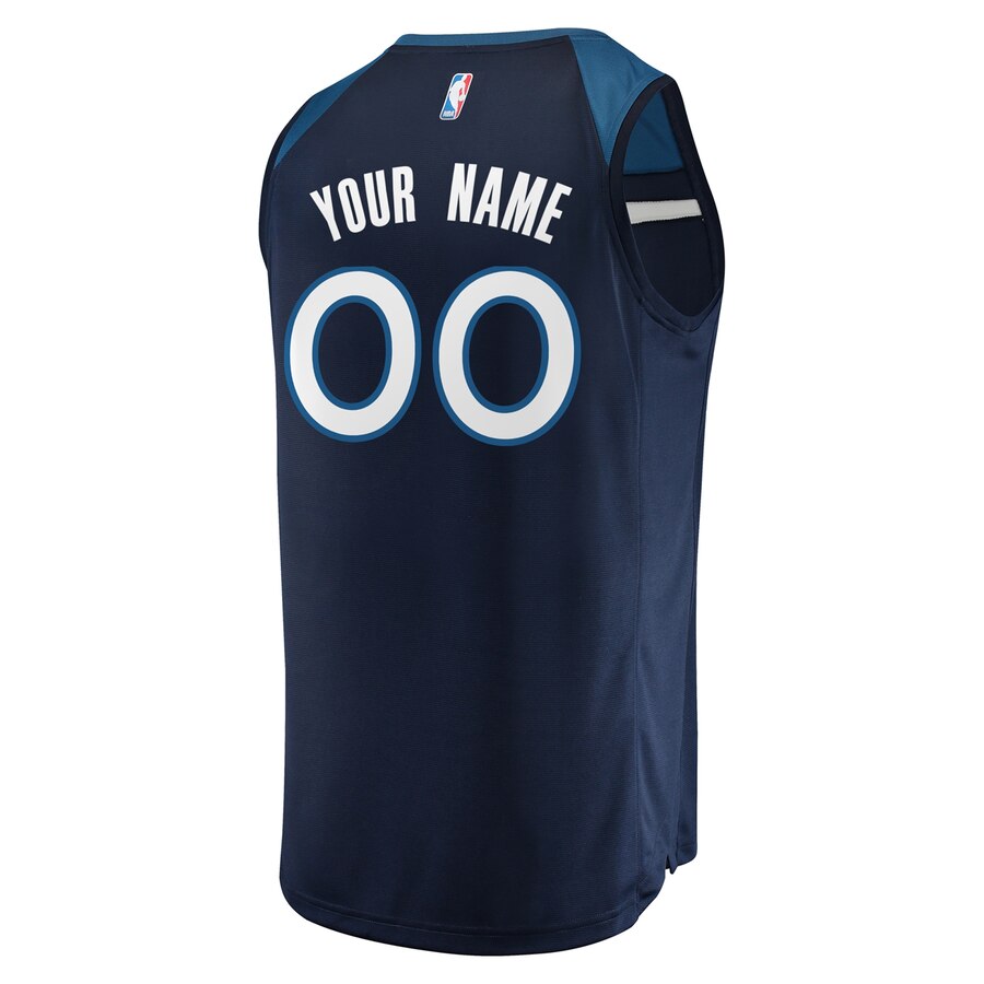 Alternative view of Timberwolves Navy Jersey - Fanatics - Replica #00