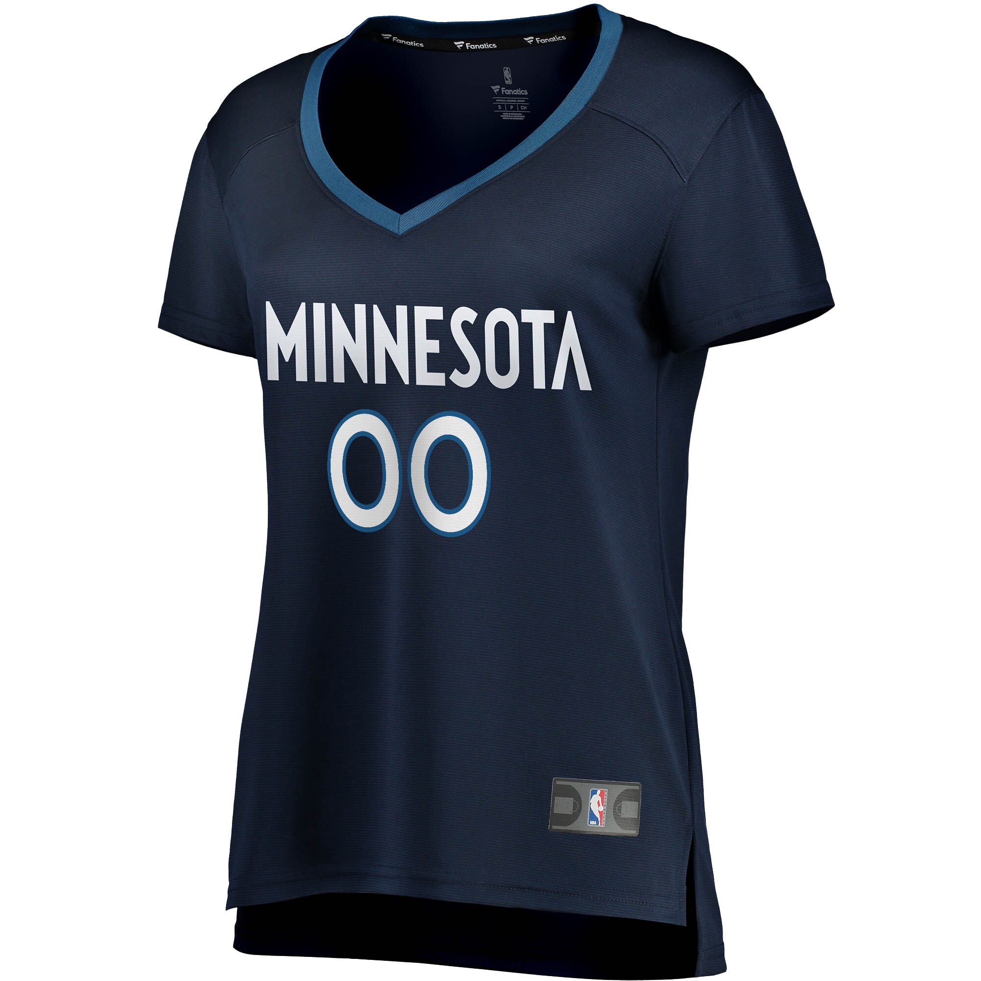 Alternative view of Timberwolves Navy Personalized Jersey - Fanatics Timberwolves Navy