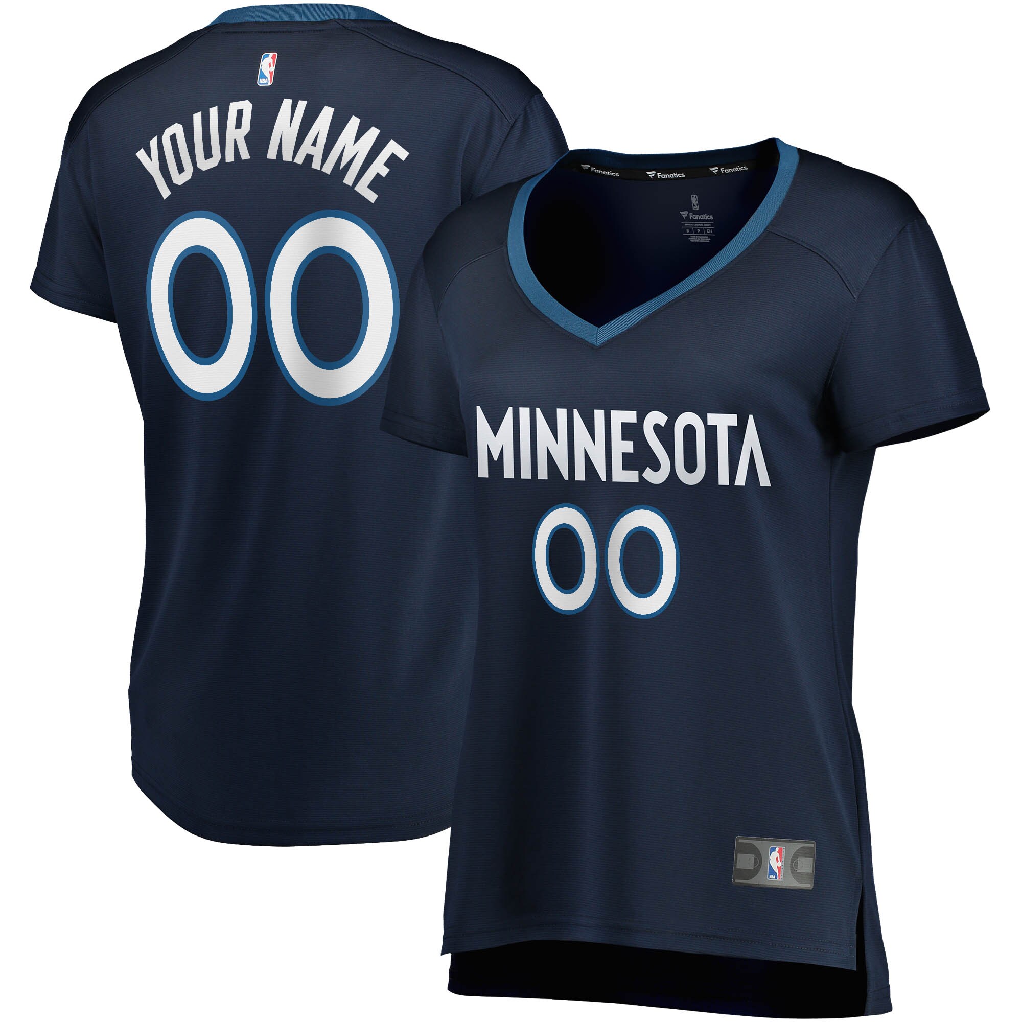Timberwolves Navy Personalized Jersey - Fanatics Timberwolves Navy