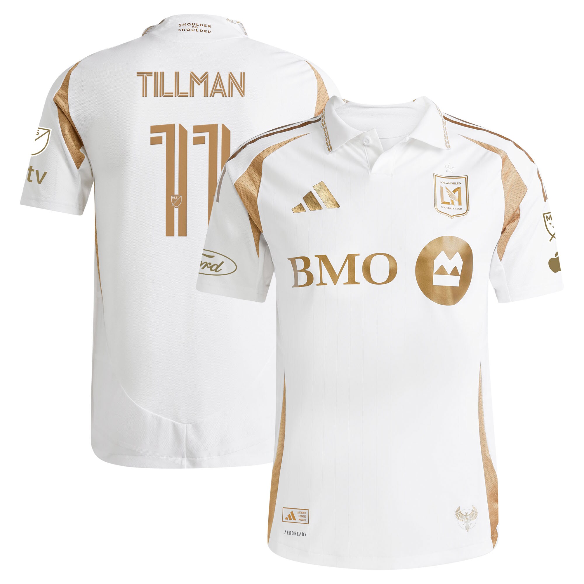Timothy Tillman LAFC 2025 Secondary On-Field Jersey – White