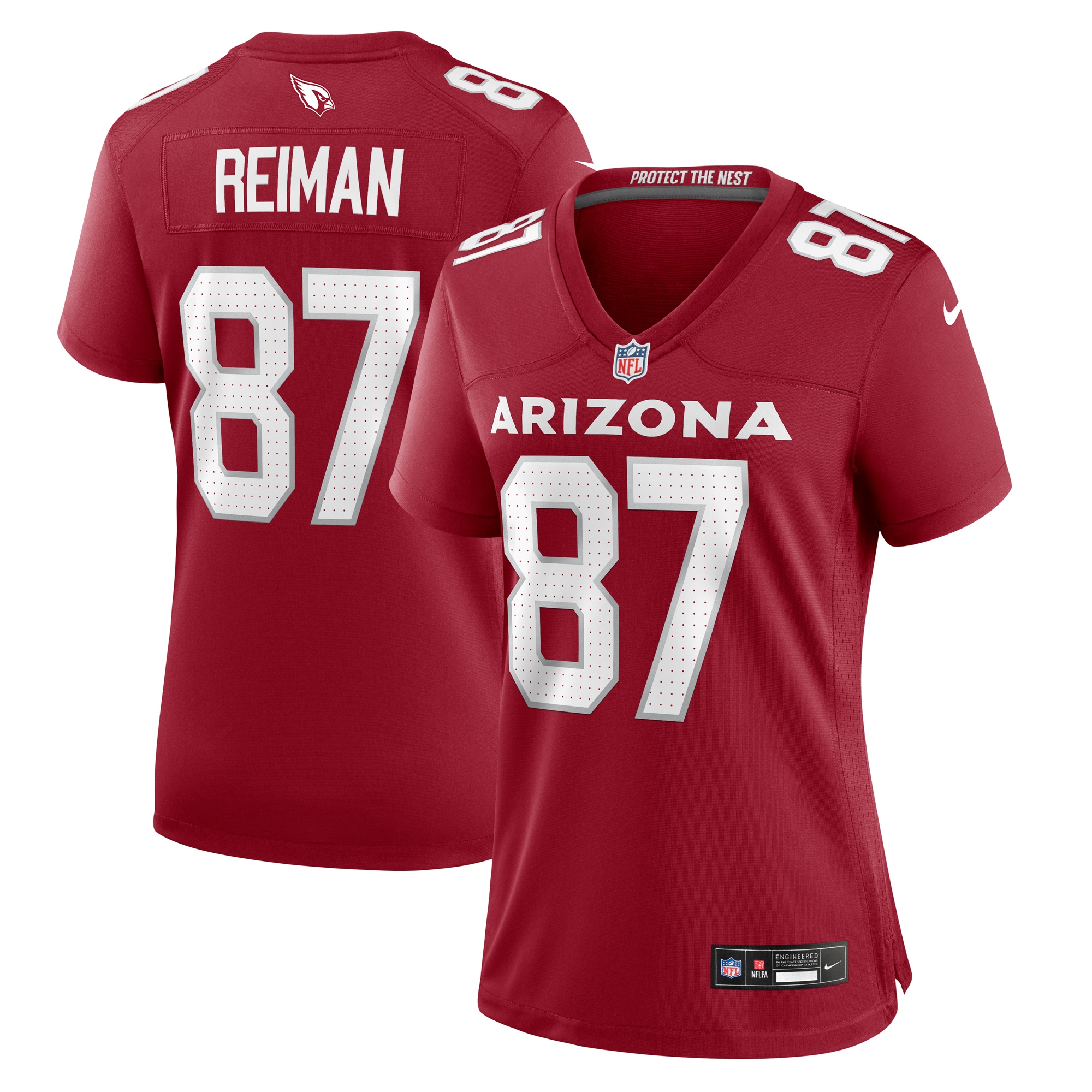 Tip Reiman Arizona Cardinals Women's Game Jersey - Cardinal