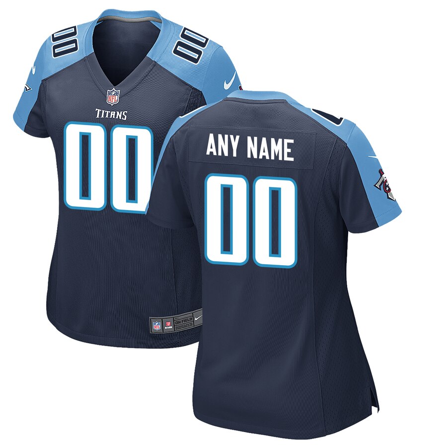 Titans Alternate Custom Jersey - Nike - Personalized Navy & Blue