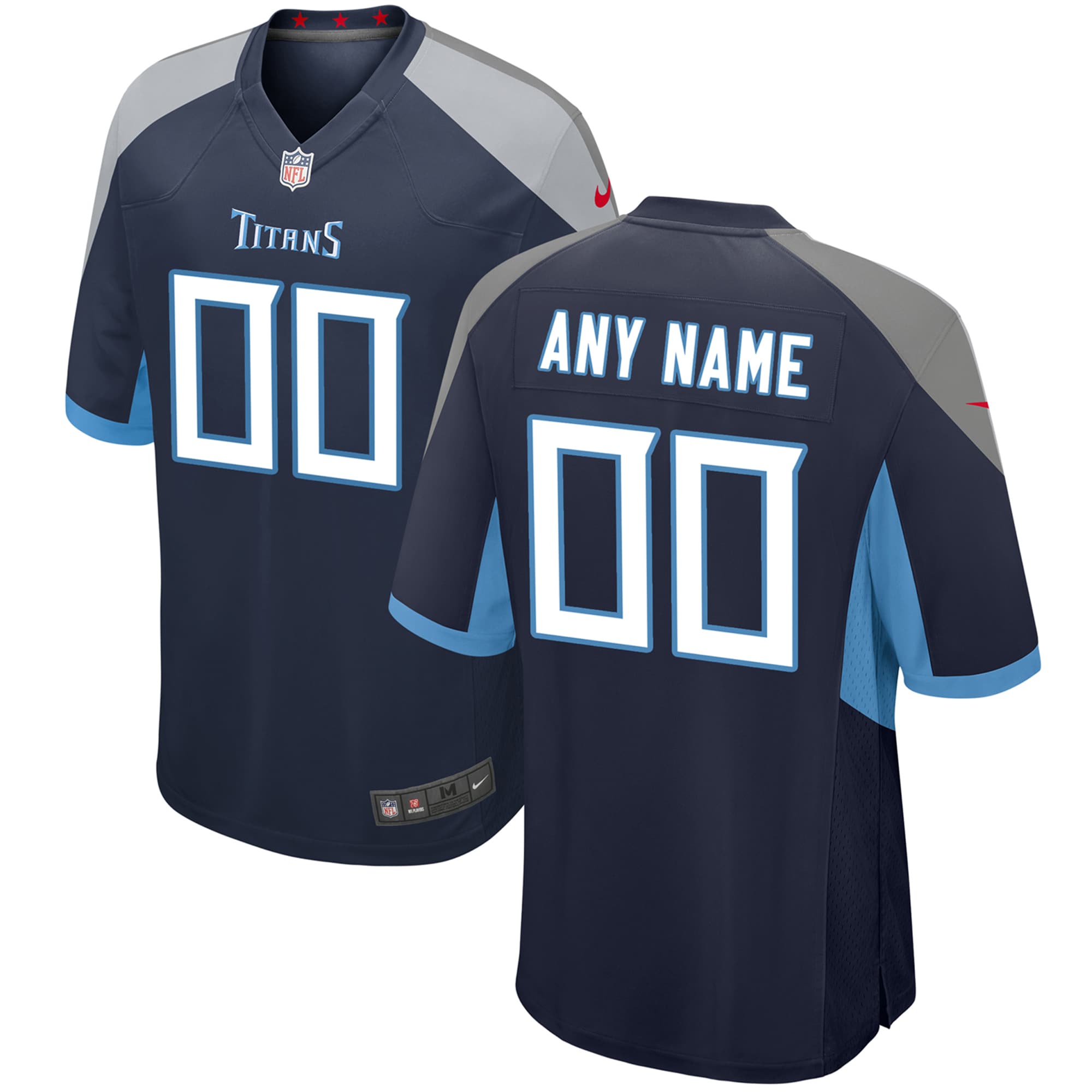 Titans Alternate Navy Custom Jersey - Nike - Personalize Now!