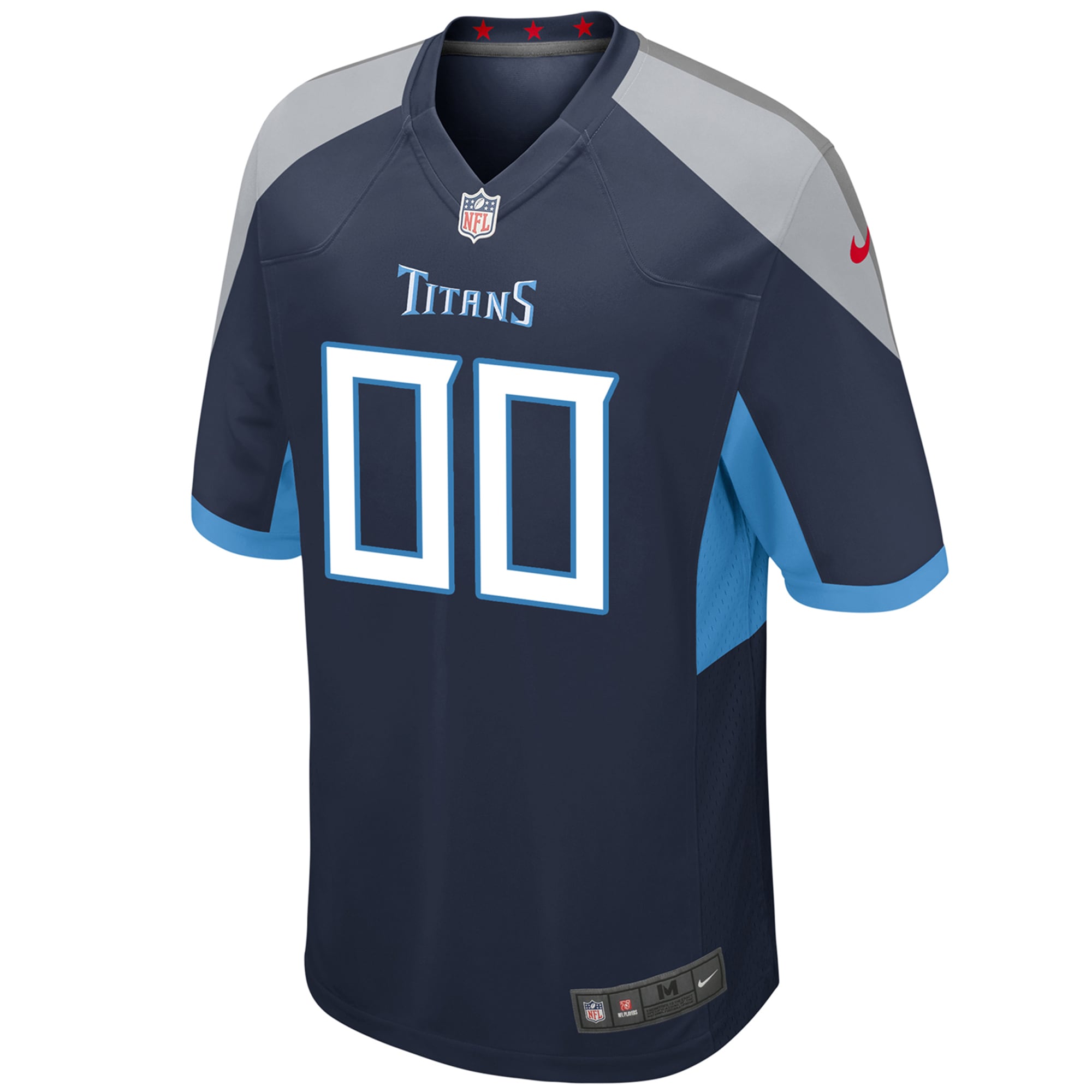 Alternative view of Titans Alternate Navy Custom Jersey - Nike - Personalize Now!
