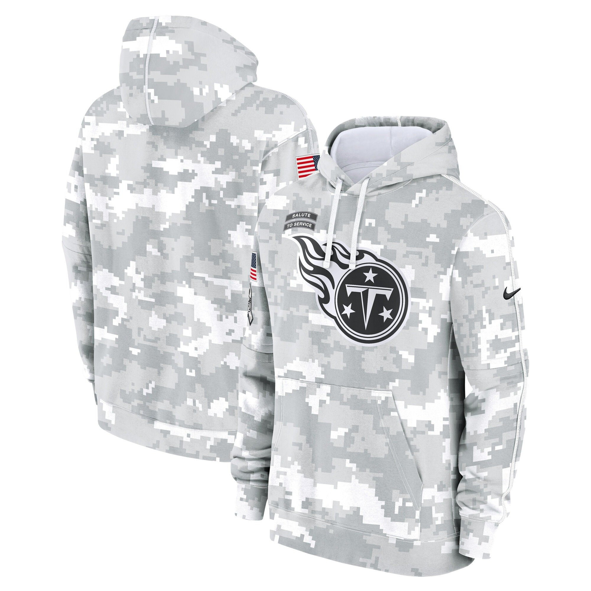 Titans Camo Salute Hoodie - Nike Titans Salute to Service Camo Hoodie
