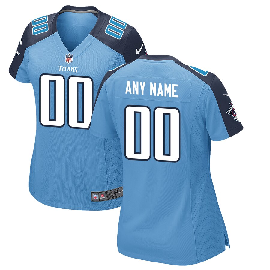 Titans Light Blue Women’s Jersey nike - Nike Titans Light Blue Women’s