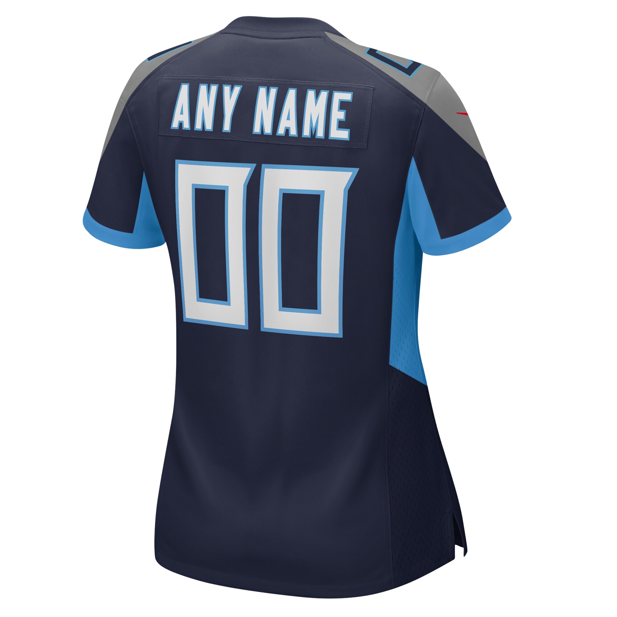 Alternative view of Titans Navy Women’s Custom Jersey - Nike Titans Women’s Navy Alternate