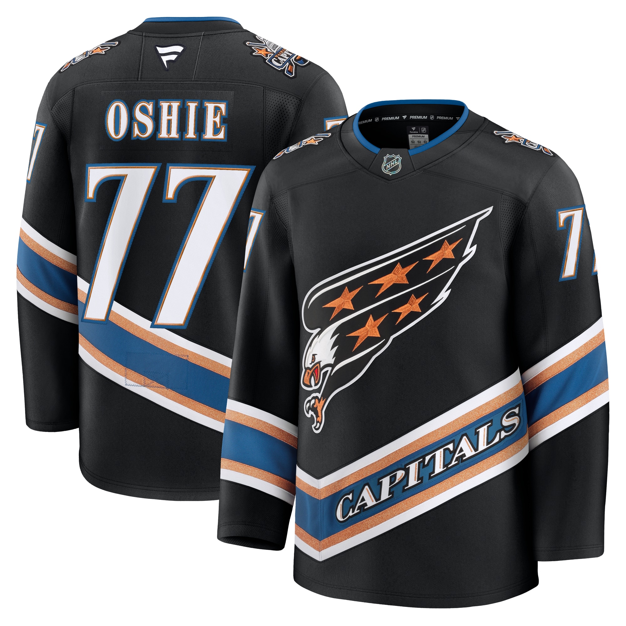 TJ Oshie Washington Capitals Fanatics Alternate 50th Anniversary Premium Jersey