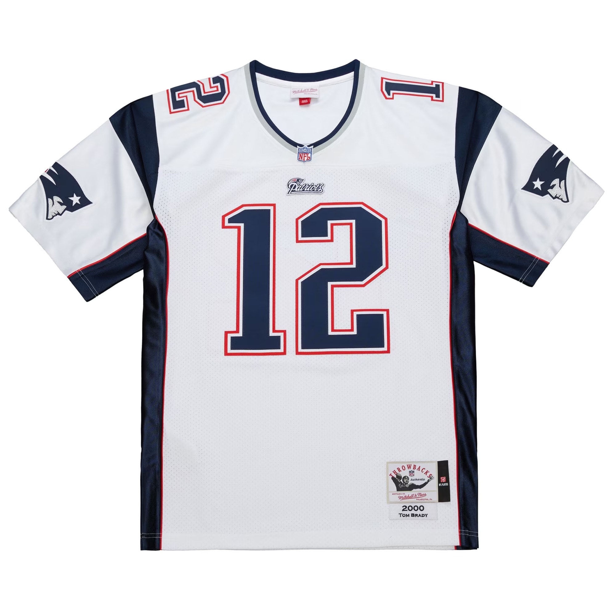 Tom Brady New England Patriots 2000 Big & Tall Legacy Jersey - White