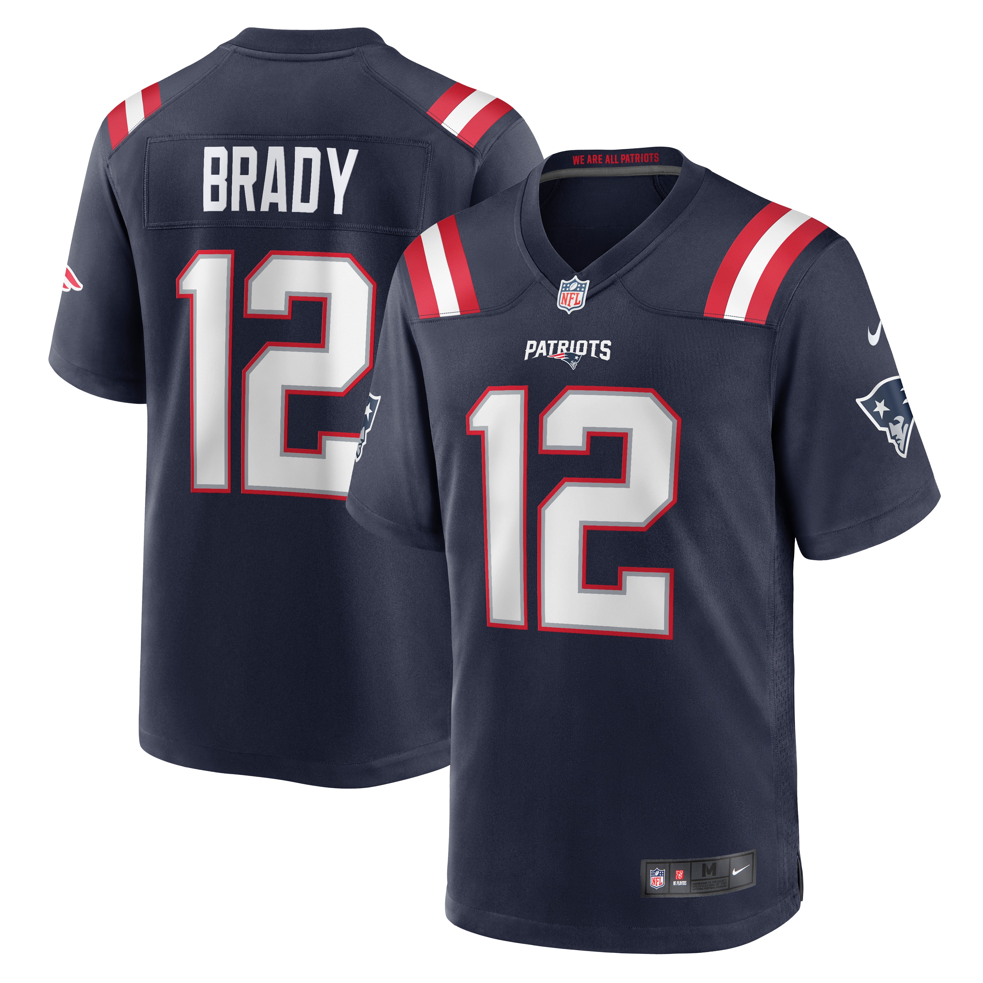 Tom Brady New England Patriots Game Retired Player Jersey