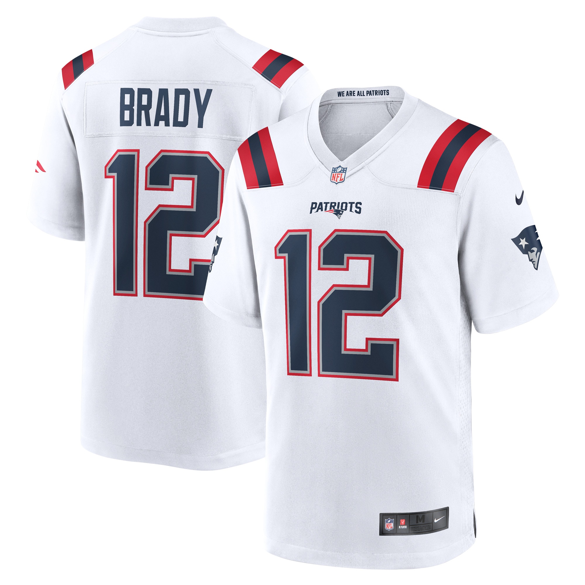 Tom Brady New England Patriots Retired Game Jersey