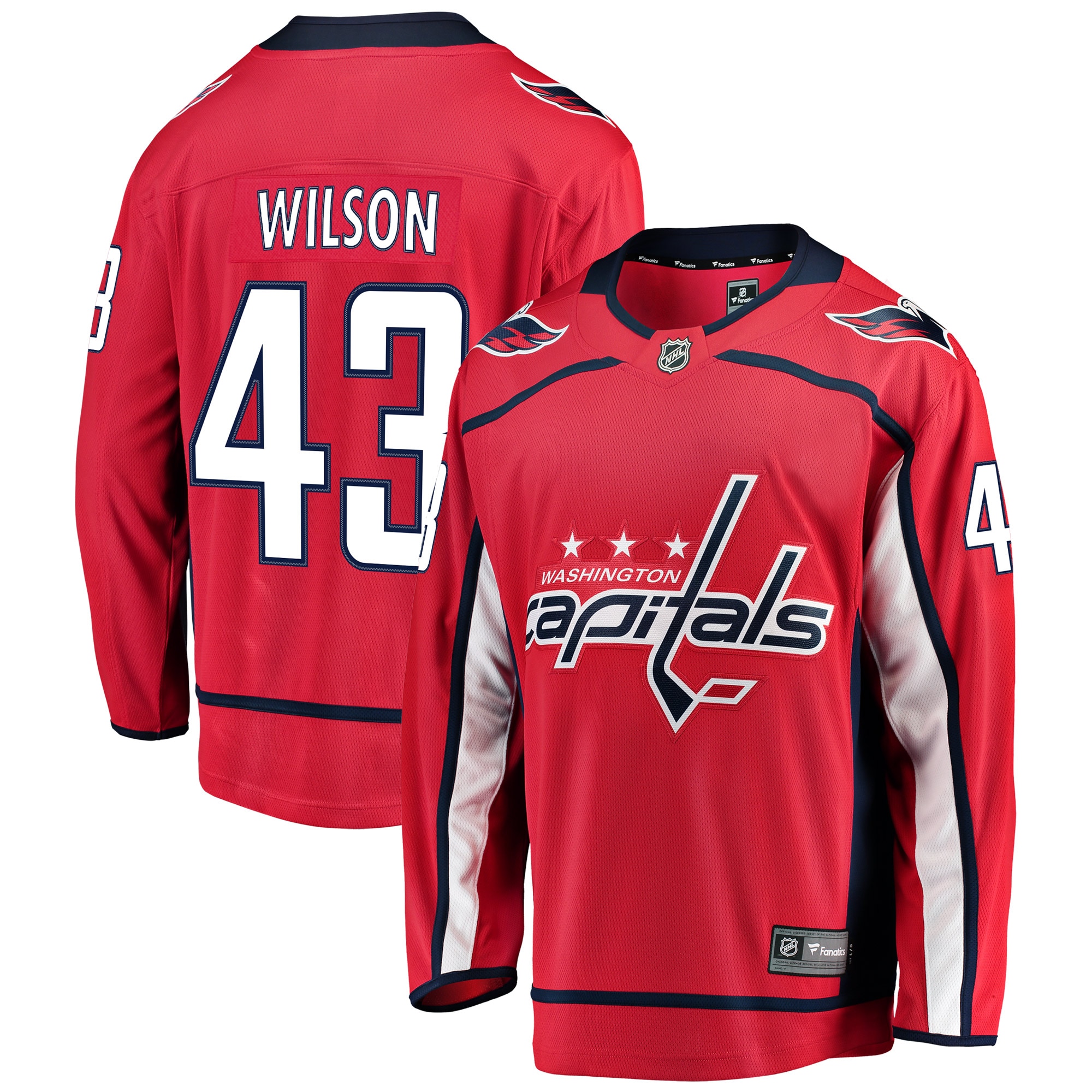 Tom Wilson Washington Capitals Fanatics Home Breakaway Player Jersey - Red
