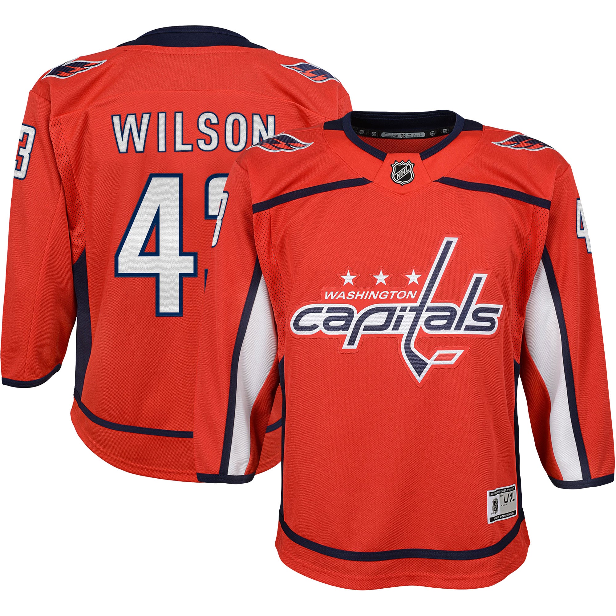 Tom Wilson Washington Capitals Youth 2022/23 Premier Player Jersey