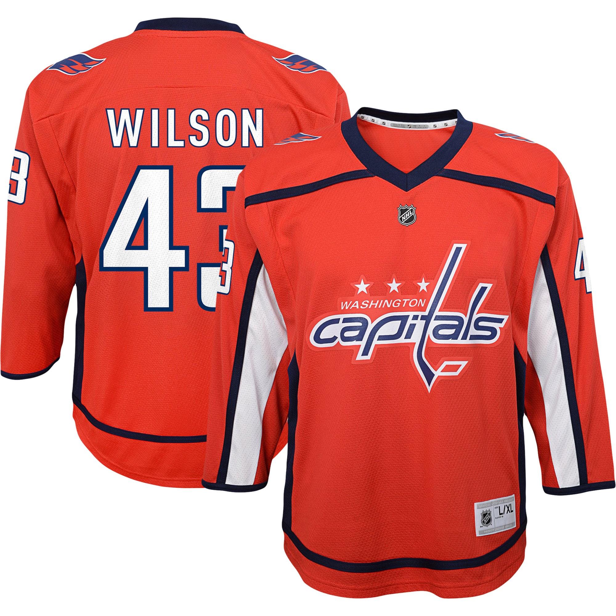 Tom Wilson Washington Capitals Youth Home Player Jersey - Red