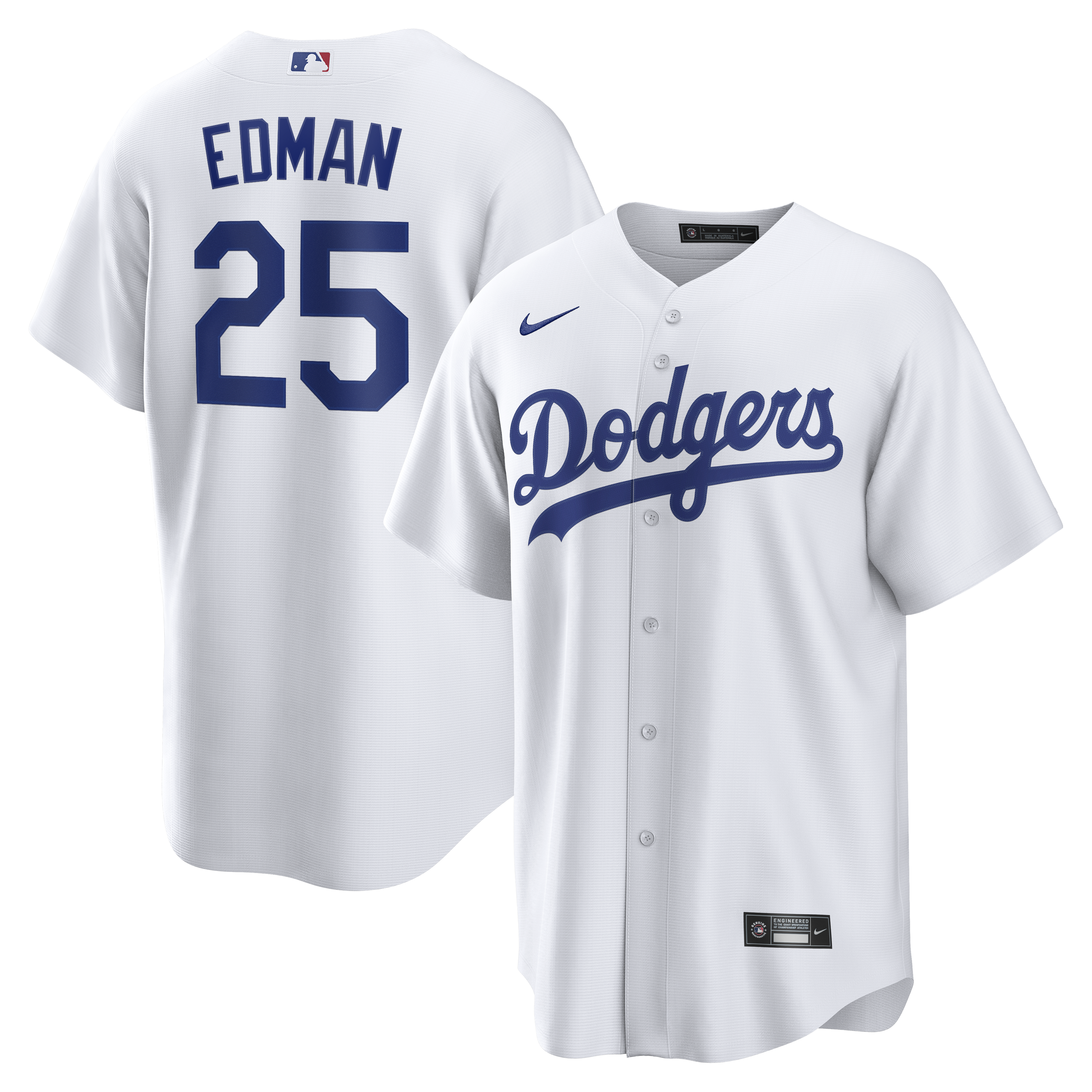 Tommy Edman Los Angeles Dodgers Home Jersey - White